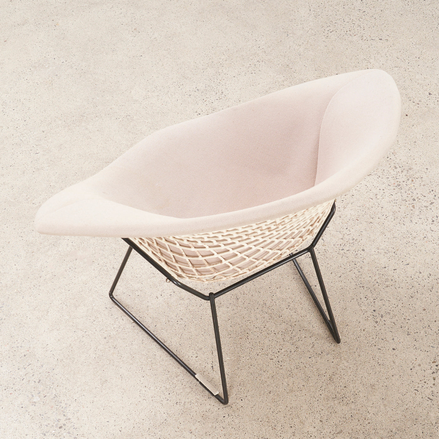 Vintage Bertoia Diamond Chair w/ Upholstered Cover for Knoll