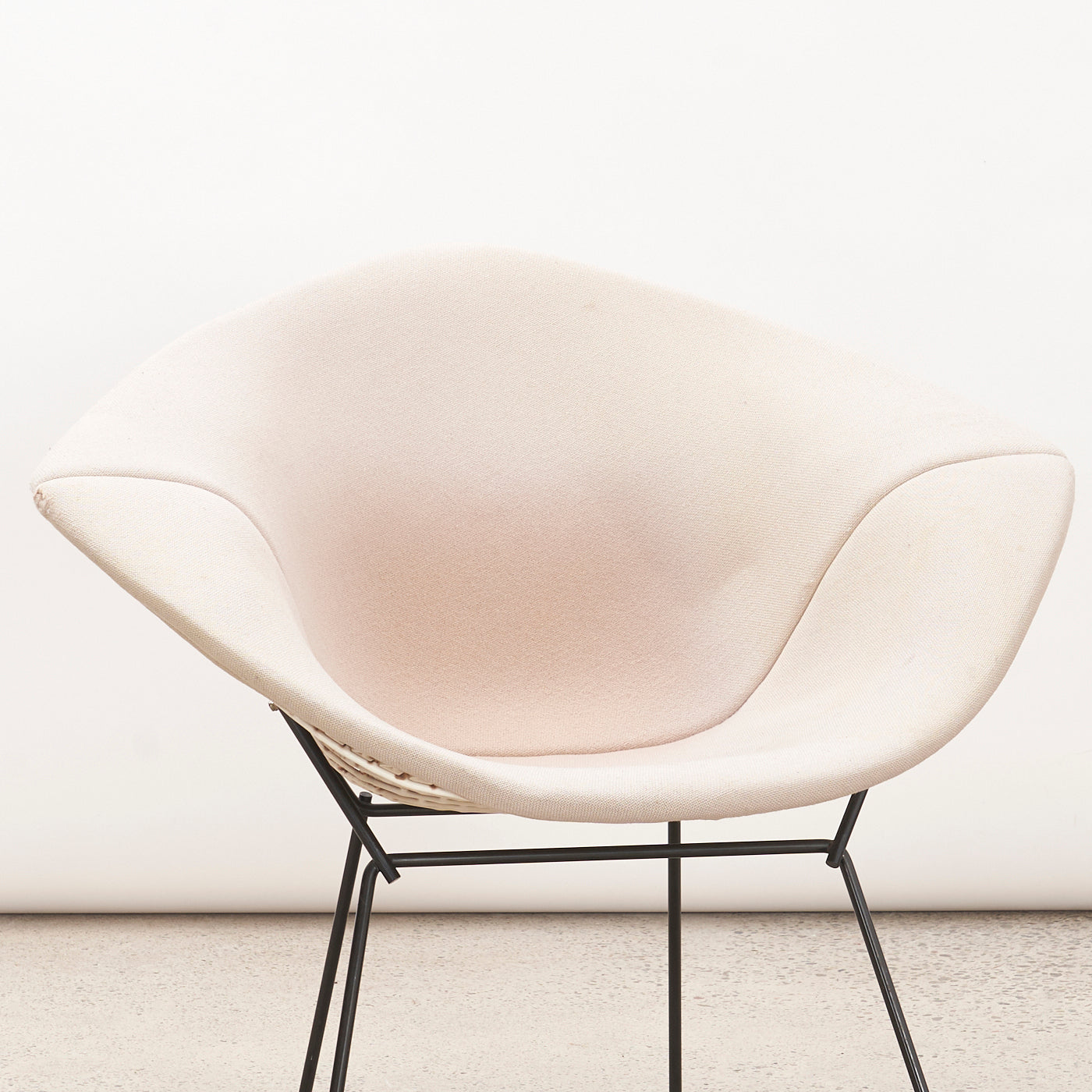 Vintage Bertoia Diamond Chair w/ Upholstered Cover for Knoll