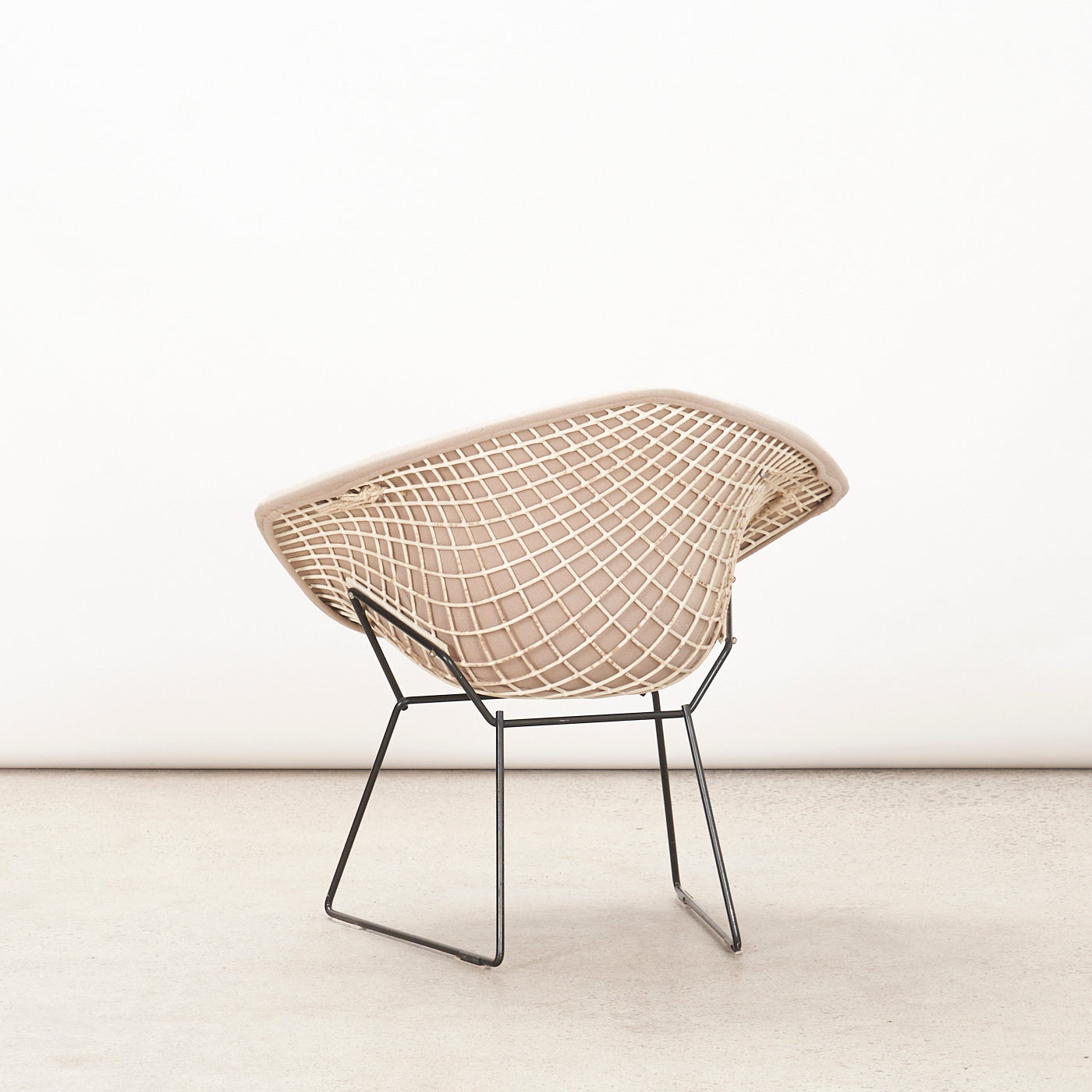 Vintage Bertoia Diamond Chair w/ Upholstered Cover for Knoll