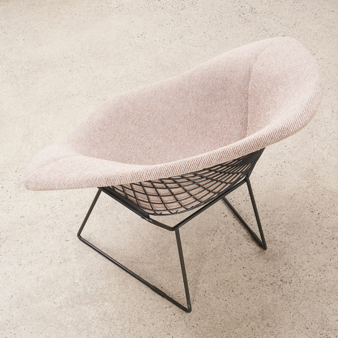 Vintage Bertoia Diamond Chair w/ Upholstered Cover for Knoll