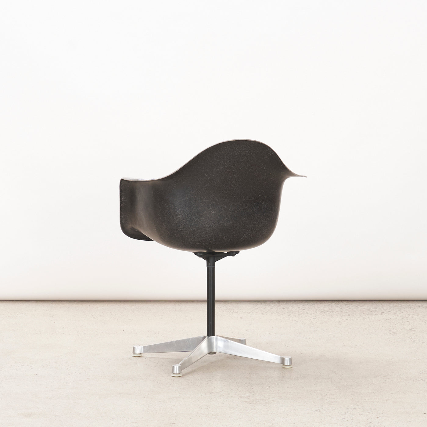 Vintage Eames Fibreglass Arm Chair w/ Swivel Base