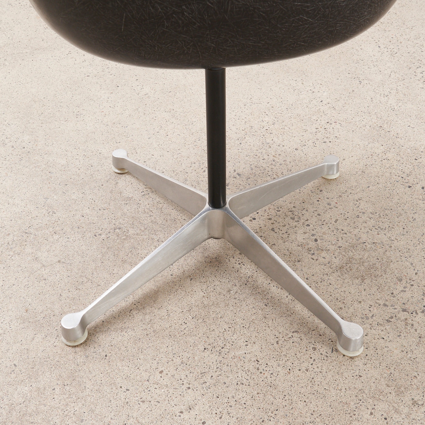 Vintage Eames Fibreglass Arm Chair w/ Swivel Base