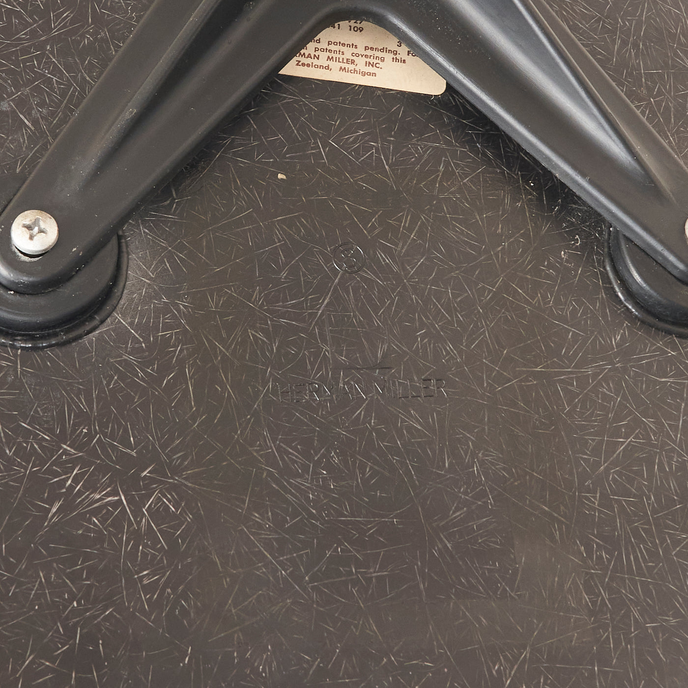 Vintage Eames Fibreglass Arm Chair w/ Swivel Base