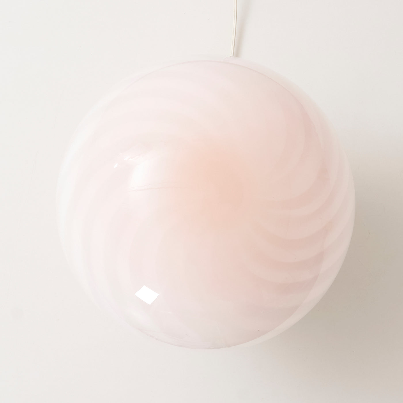 Large Pink Vetri Murano Mushroom Lamp