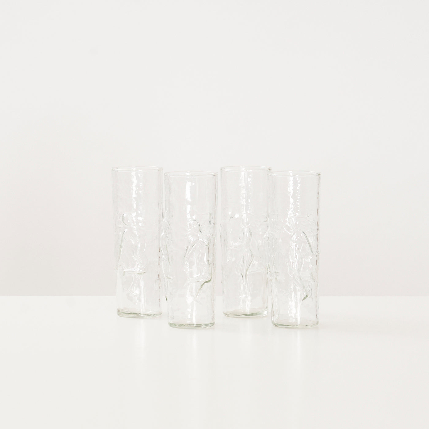 Set of 4 "La Femme" Drinking Glasses, by Libbey, USA