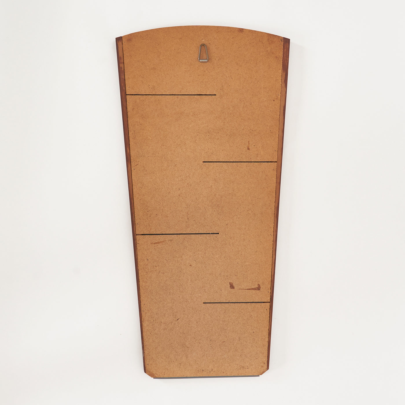 Teak Mirror & Wall-Mounted Shelf