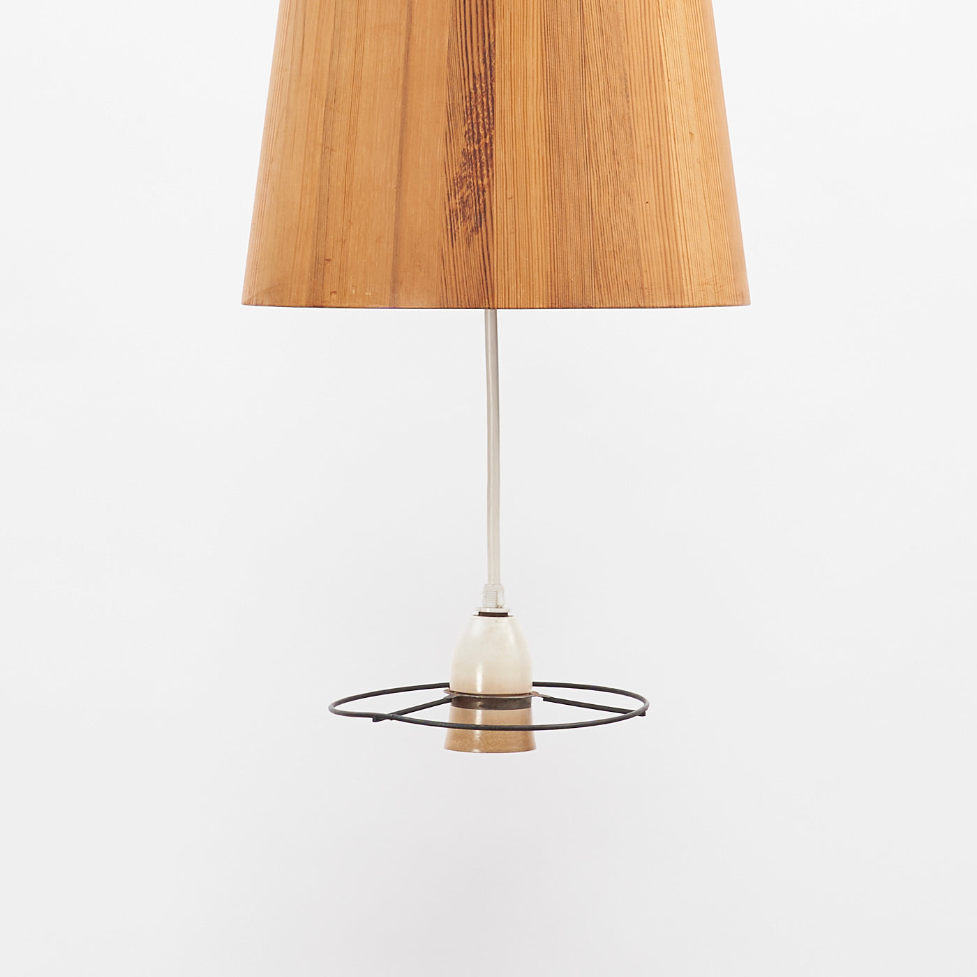 Pair of Oregon Pine Pendant Lights by Jøgen Wolf for Torben Ørskov, Denmark