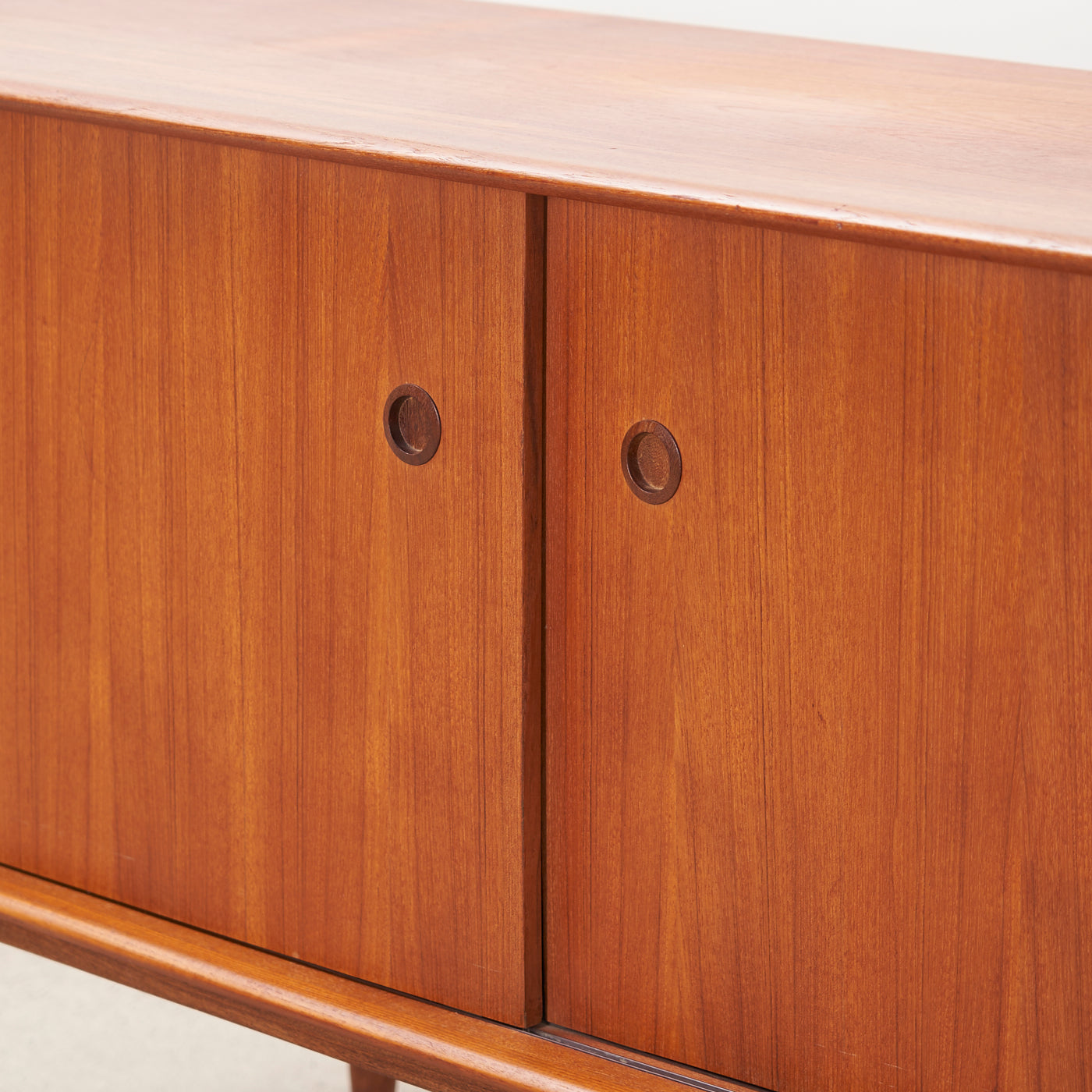 Compact Teak Sideboard