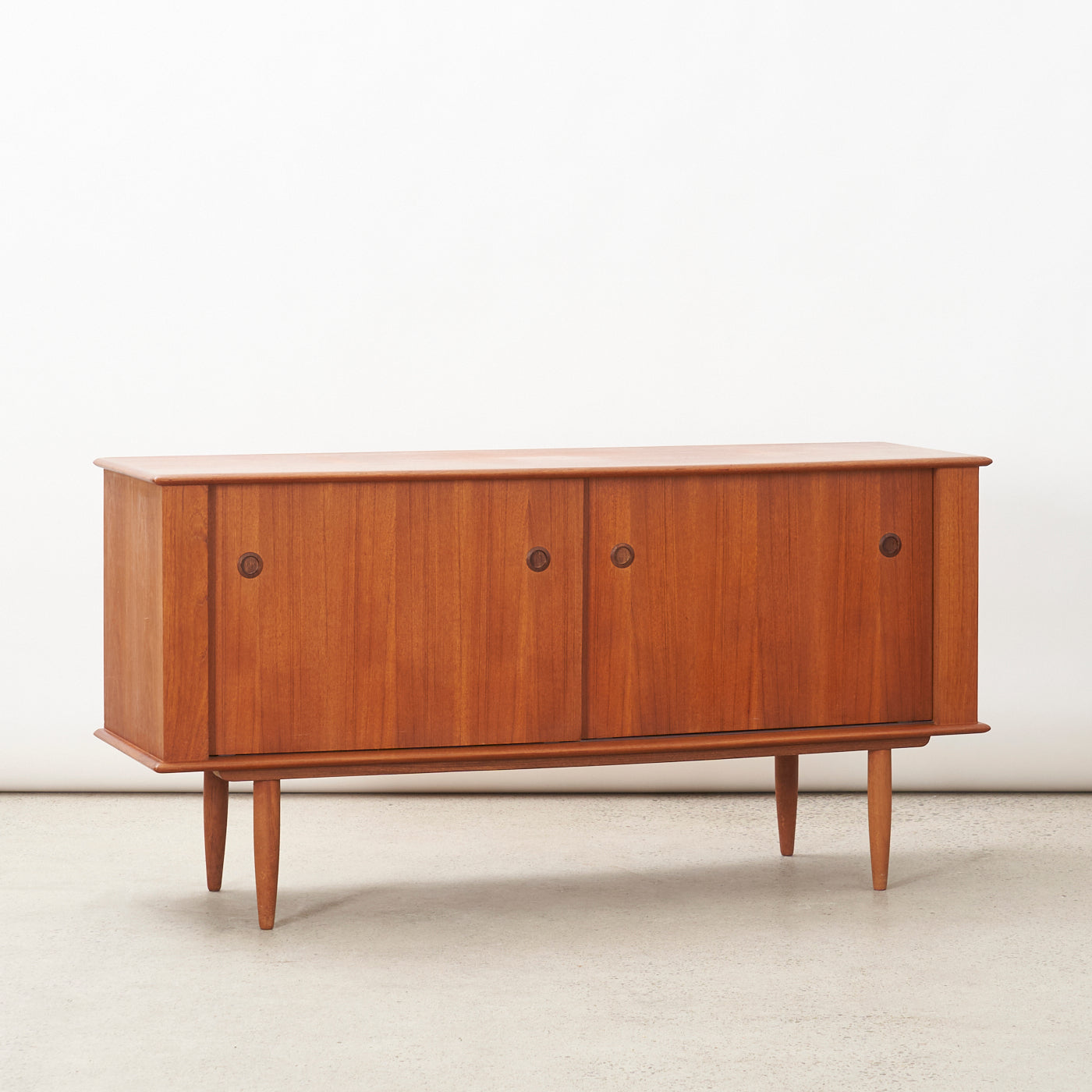 Compact Teak Sideboard