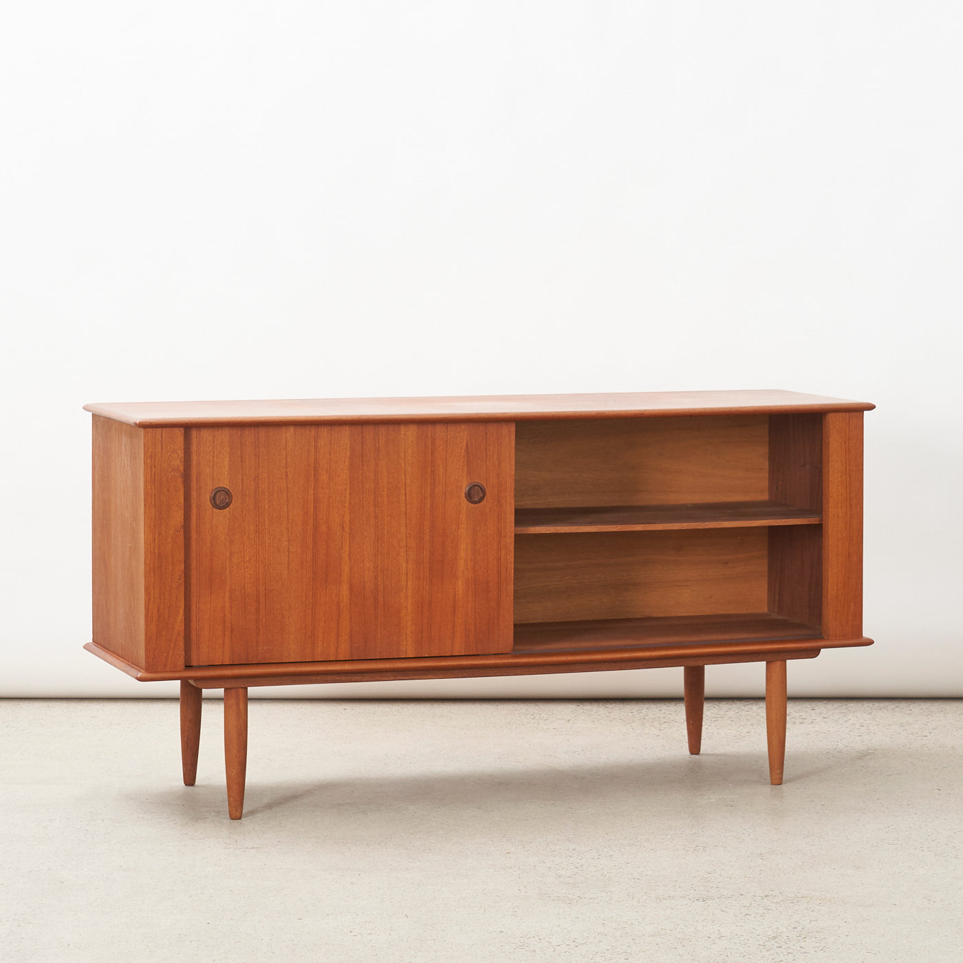 Compact Teak Sideboard