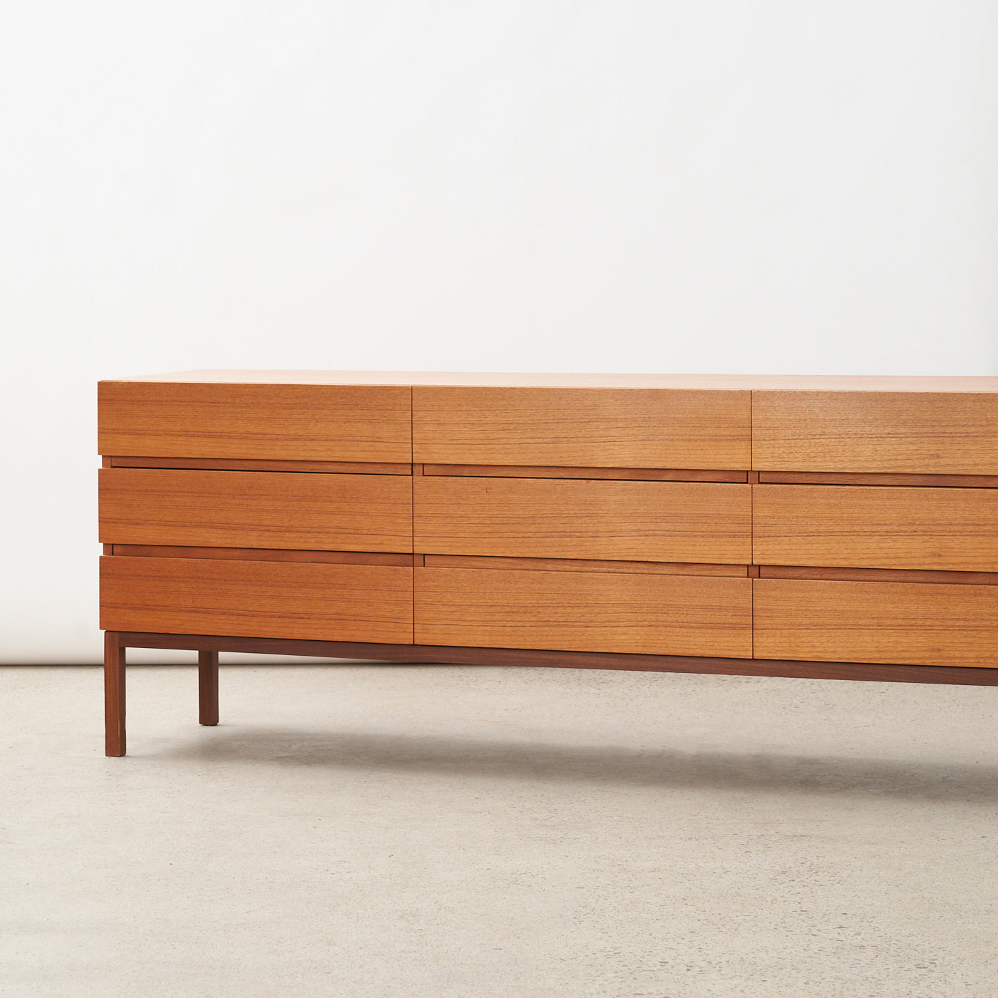 Teak 9 Drawer Dresser by REFF