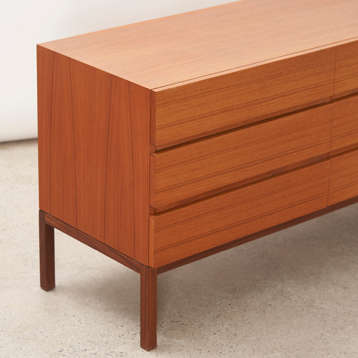 Teak 9 Drawer Dresser by REFF
