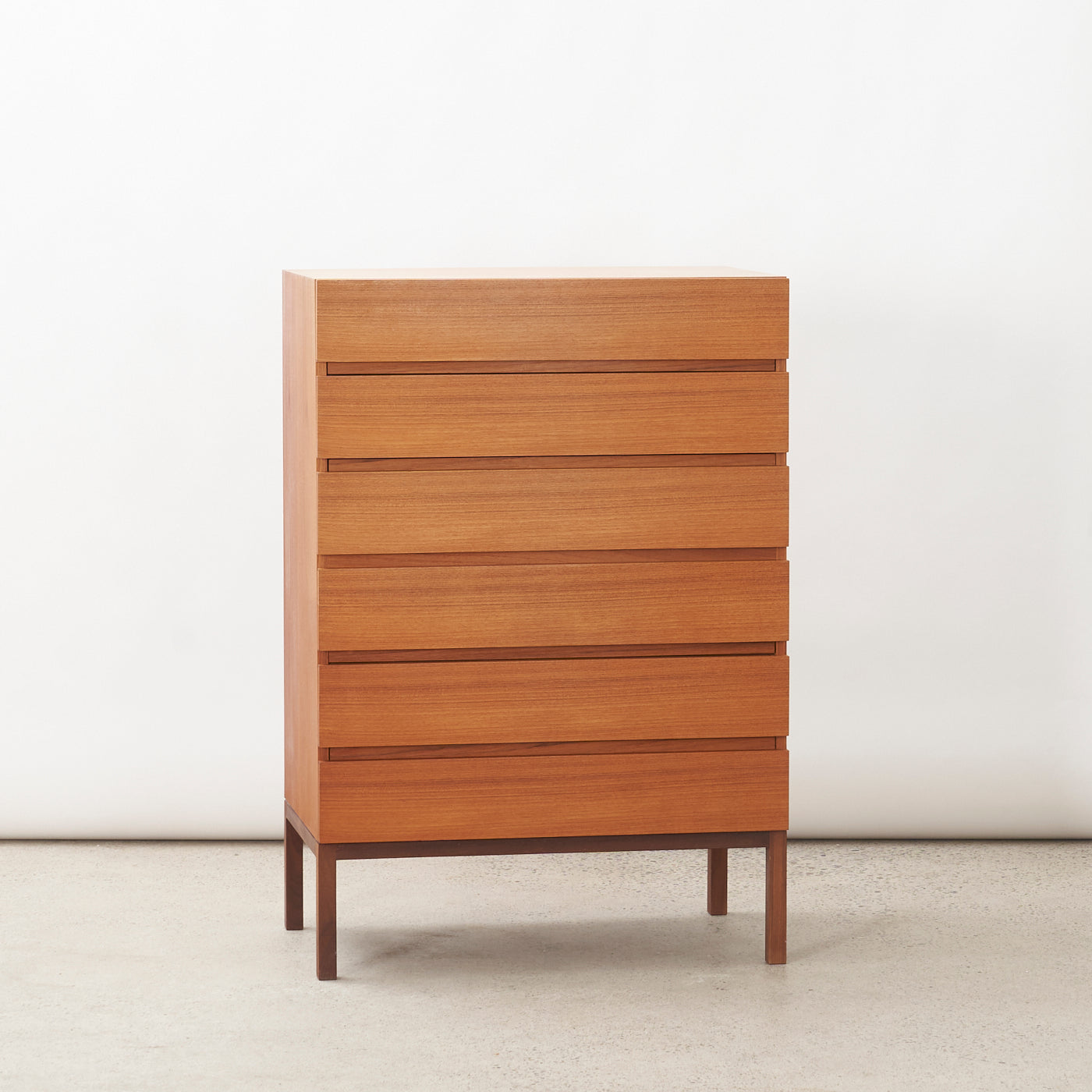 Teak 6 Drawer Dresser by REFF