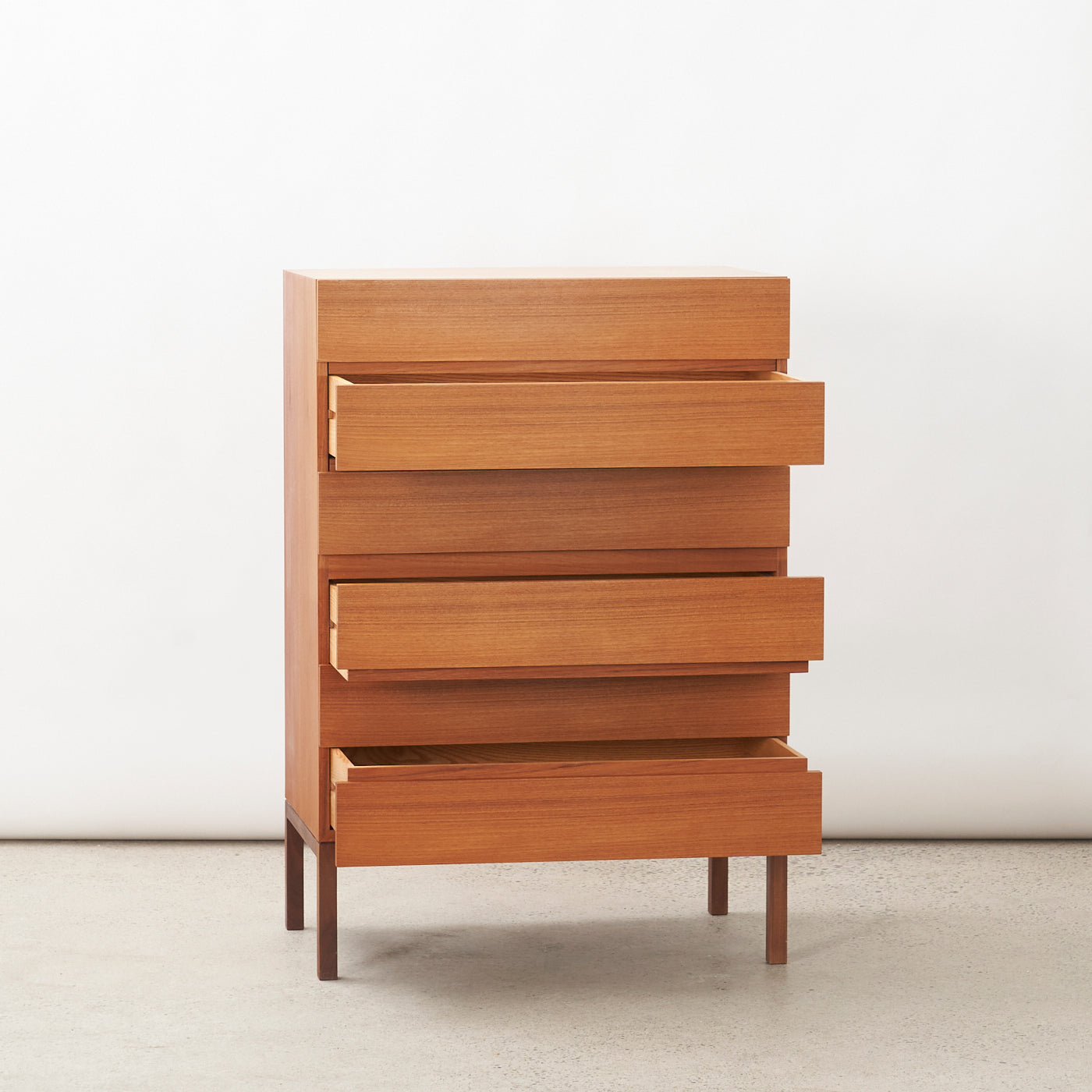 Teak 6 Drawer Dresser by REFF