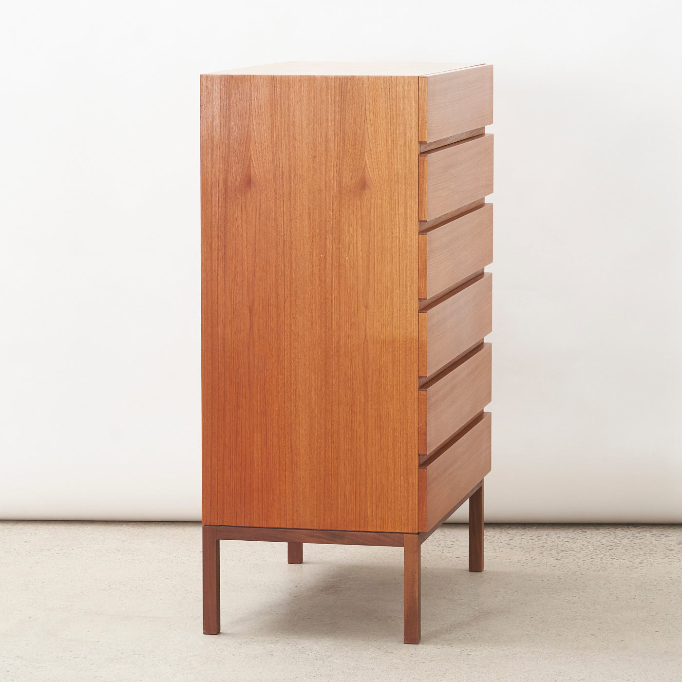 Teak 6 Drawer Dresser by REFF