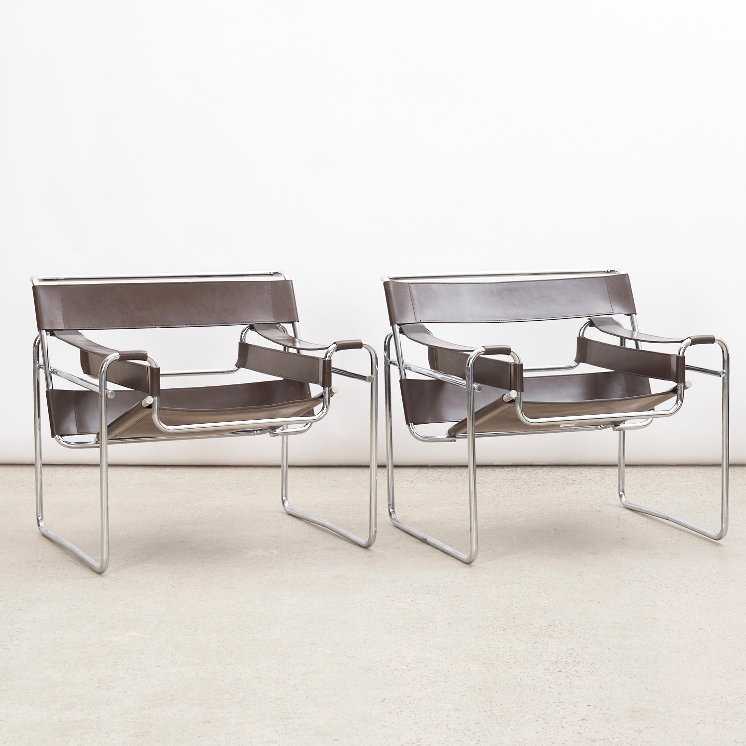 Pair of 'Wassily' Chairs by Marcel Breuer