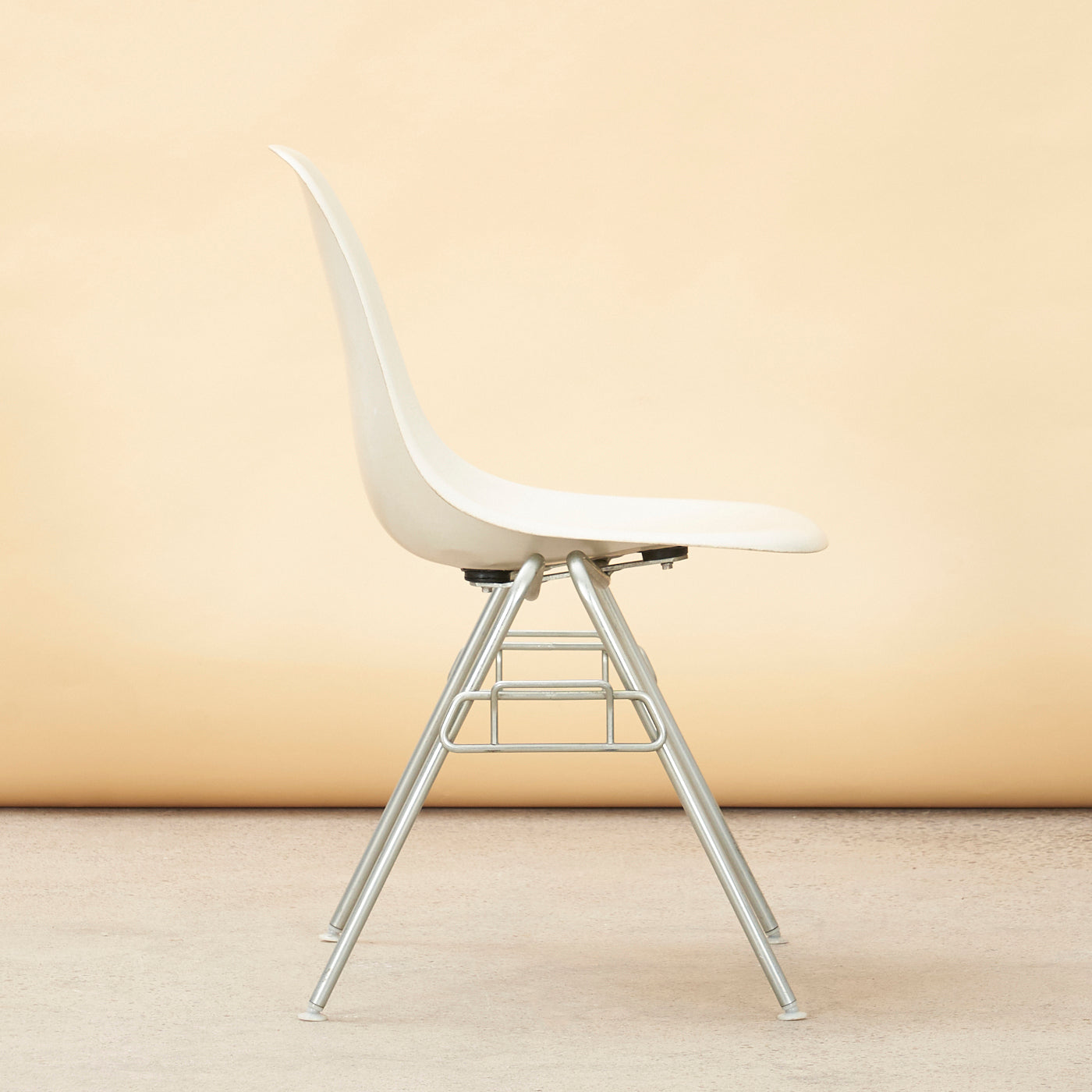 Eames Molded Fiberglass Stacking Chair for Herman Miller