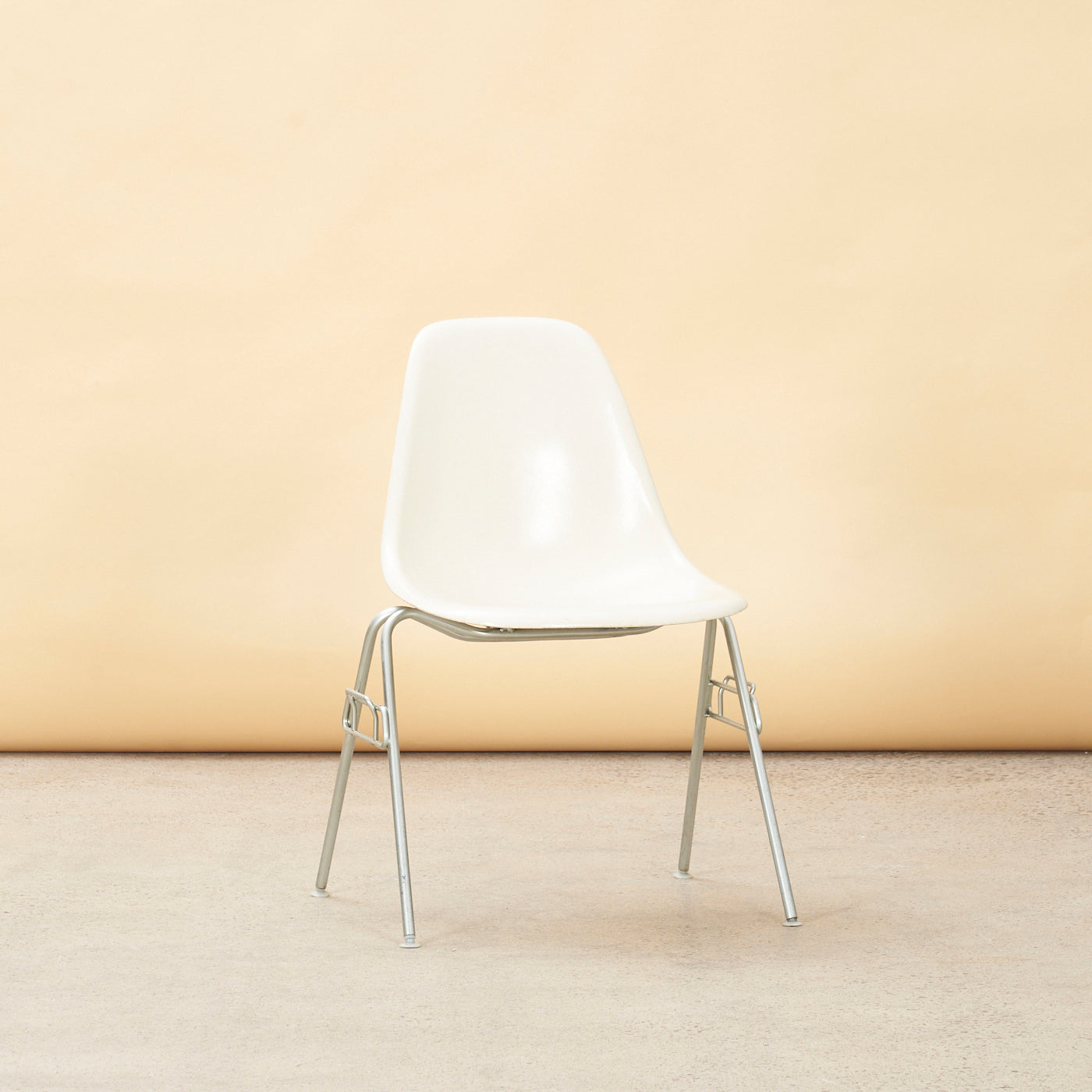 Eames Molded Fiberglass Stacking Chair for Herman Miller