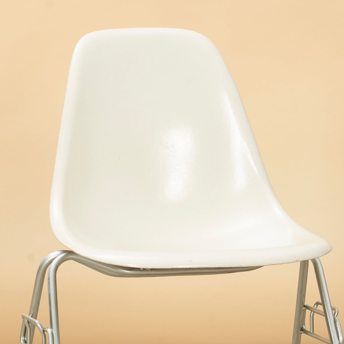 Eames Molded Fiberglass Stacking Chair for Herman Miller