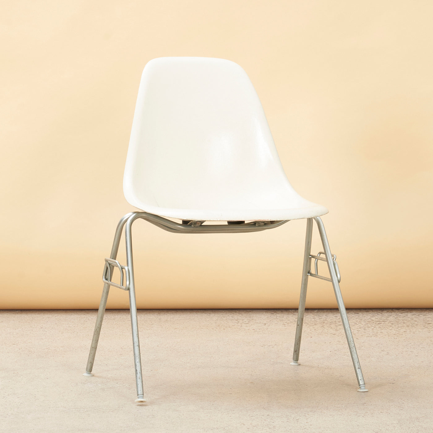 Eames Molded Fiberglass Stacking Chair for Herman Miller