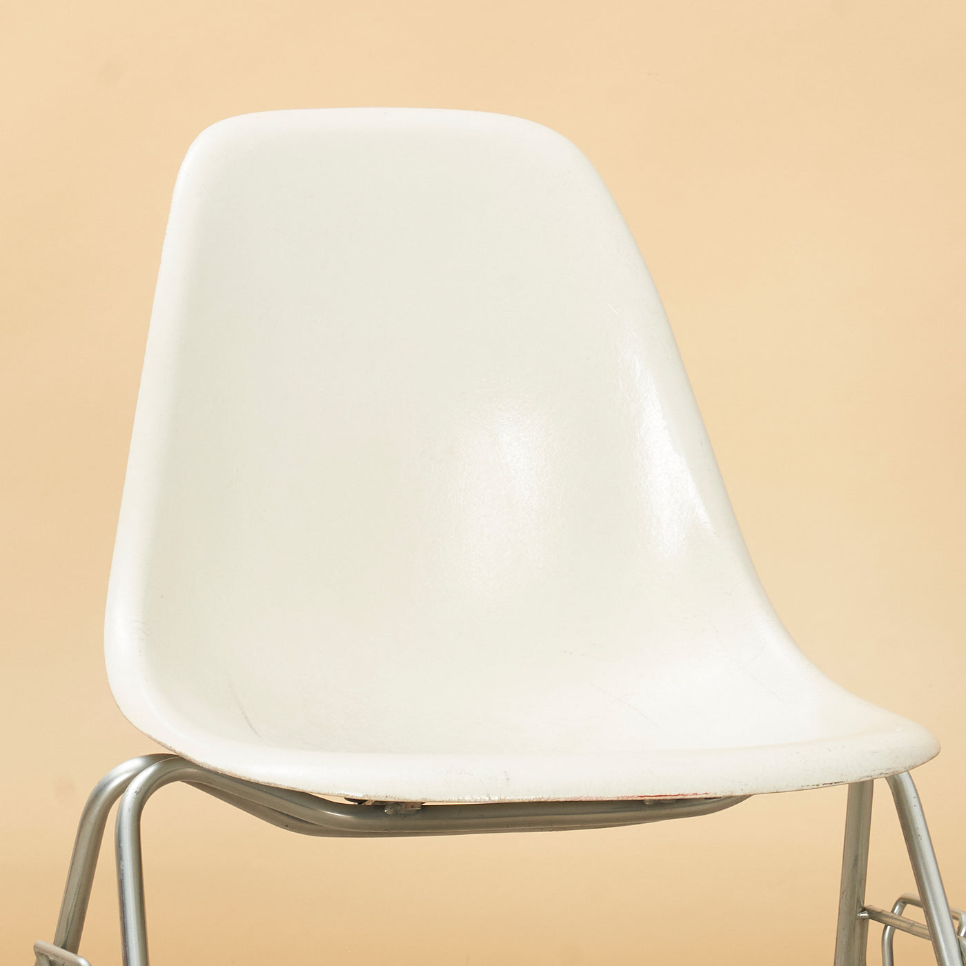 Eames Molded Fiberglass Stacking Chair for Herman Miller