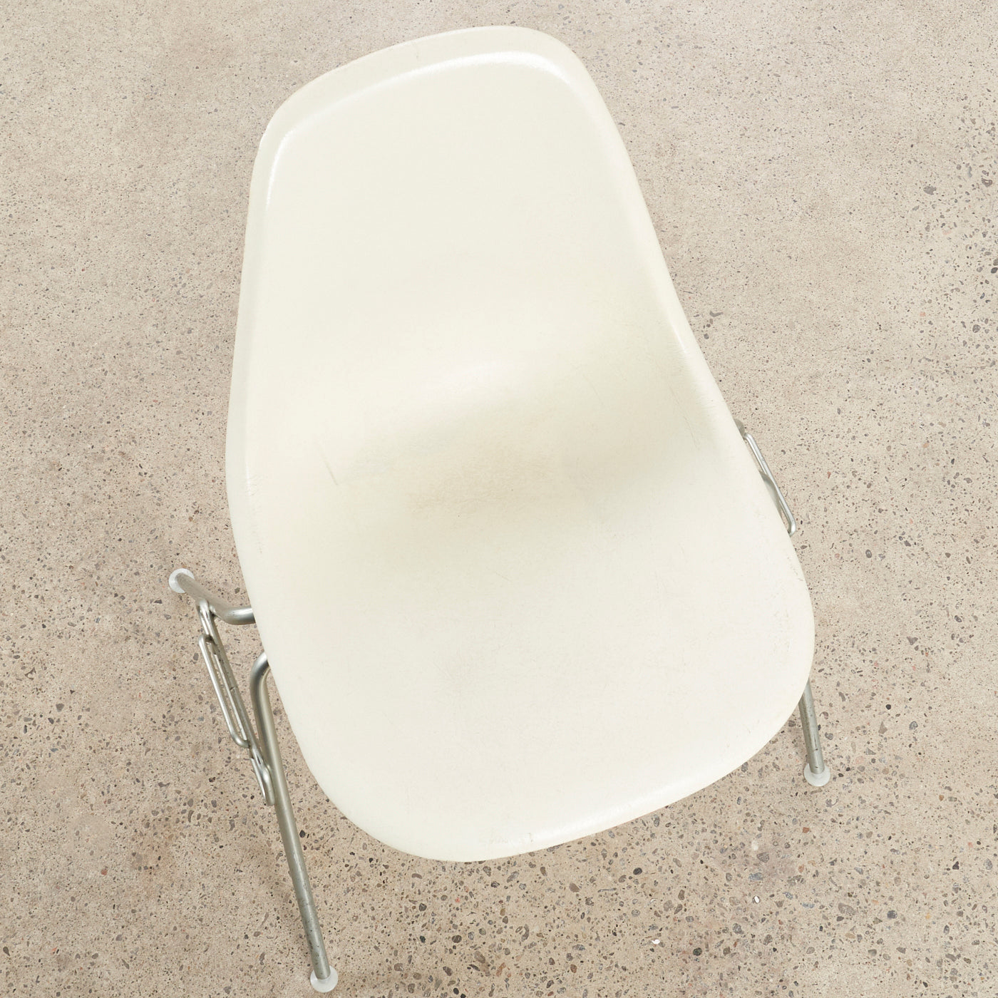 Eames Molded Fiberglass Stacking Chair for Herman Miller