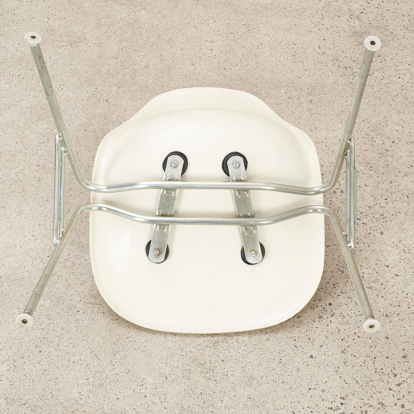 Eames Molded Fiberglass Stacking Chair for Herman Miller