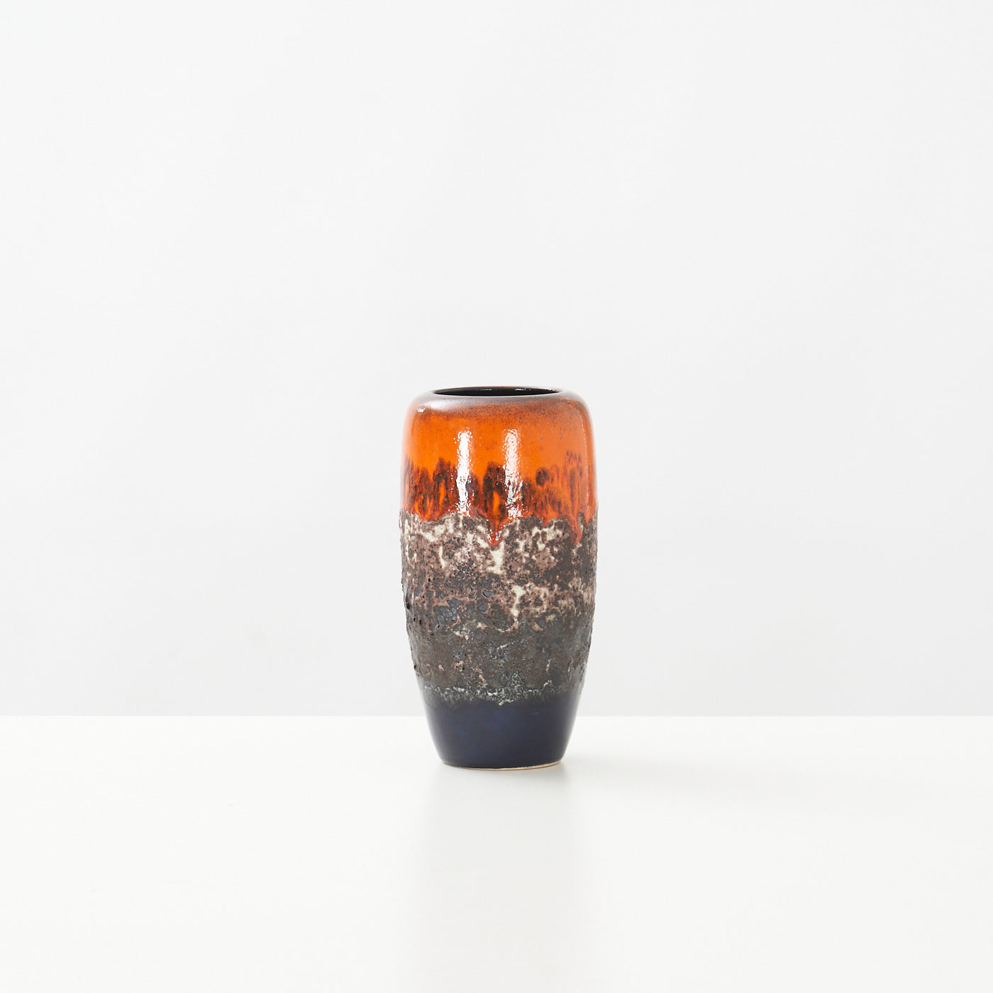 West German Ceramic Lava Vase