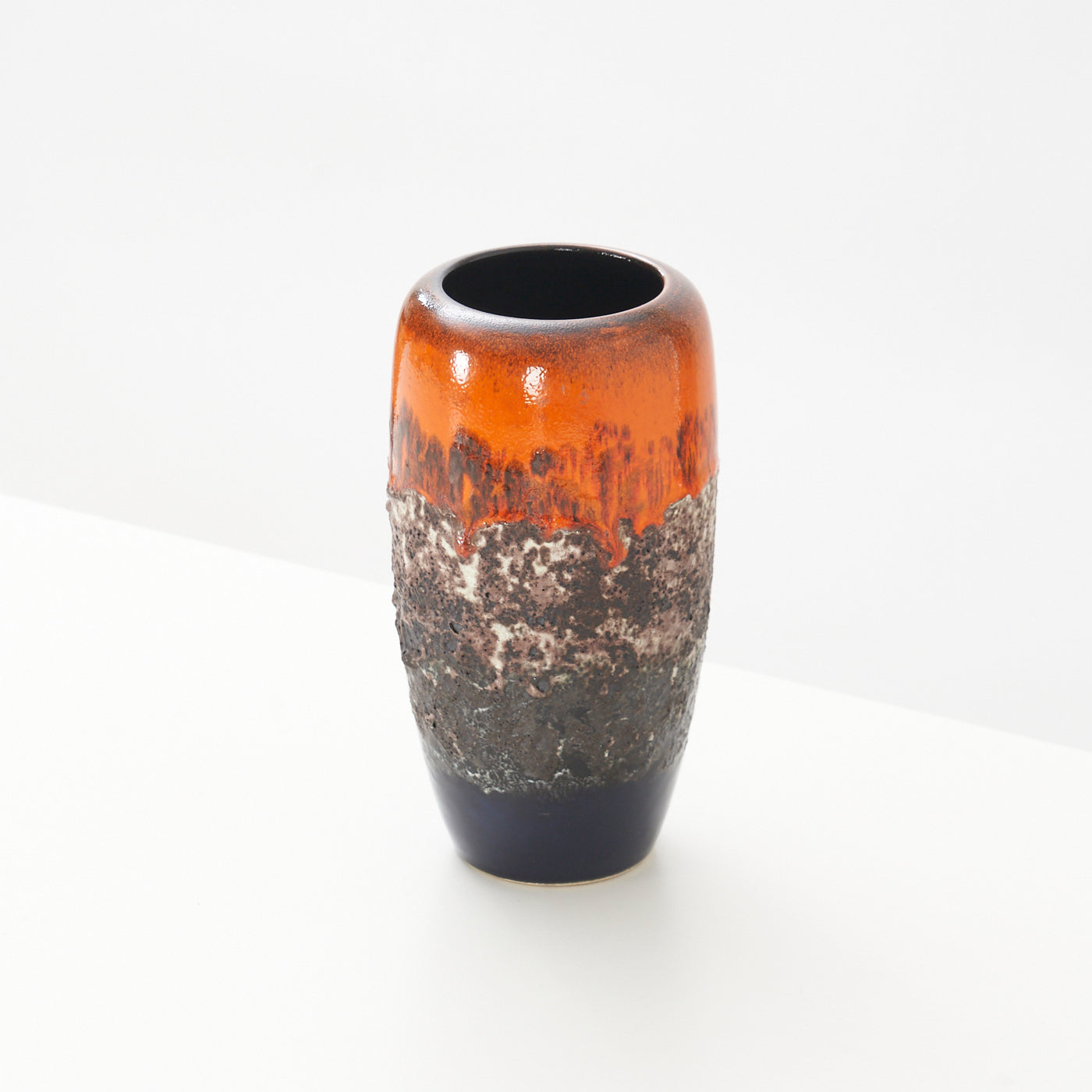 West German Ceramic Lava Vase