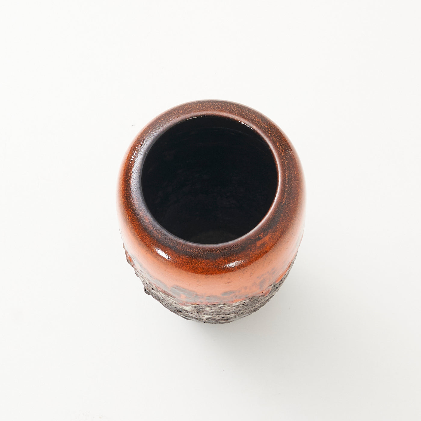 West German Ceramic Lava Vase