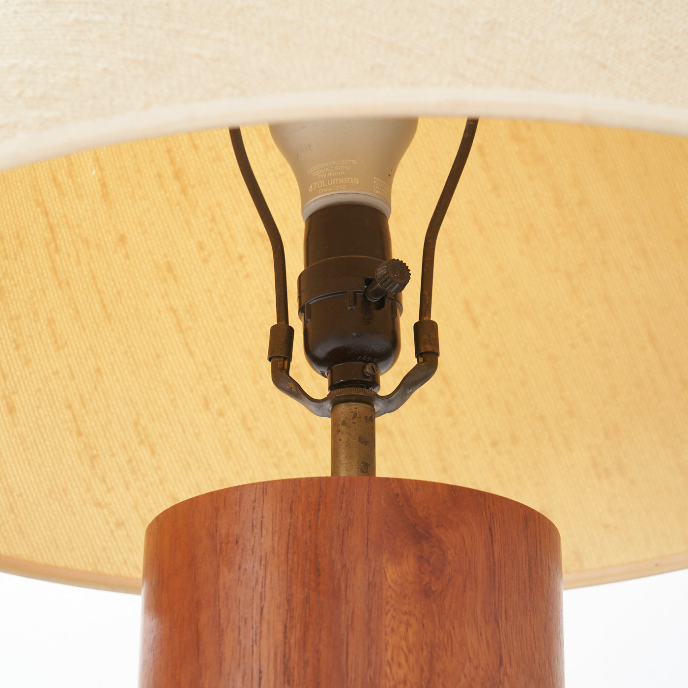 Solid Teak Table Lamp