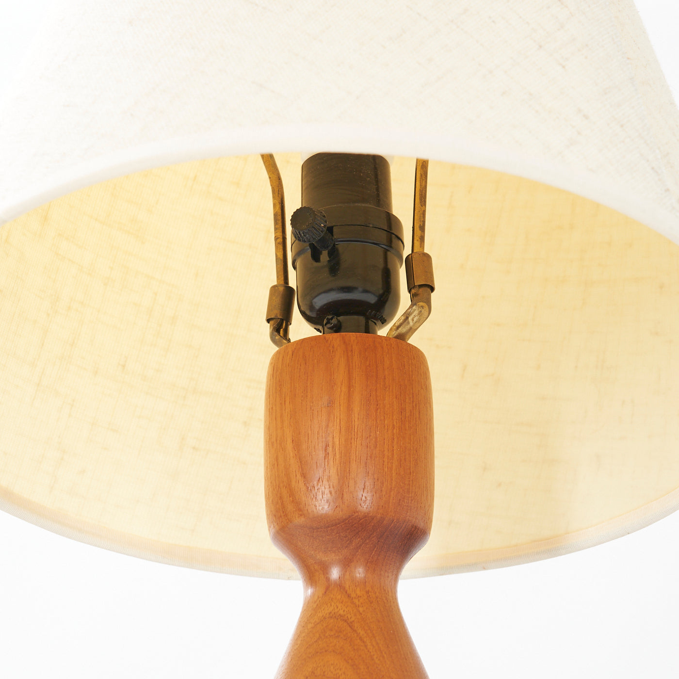 Solid Teak Table Lamp