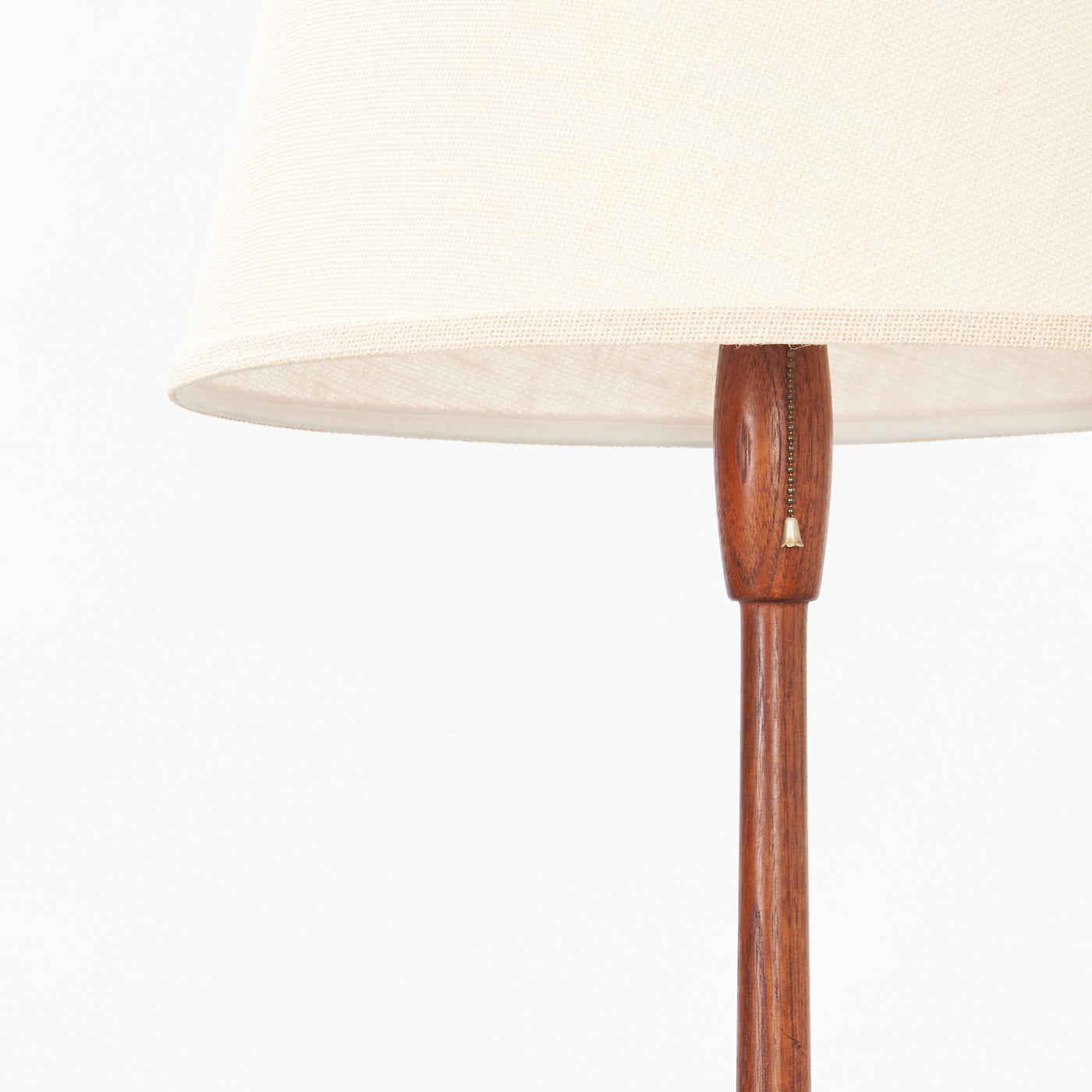 Teak Floor Lamp w/ Table