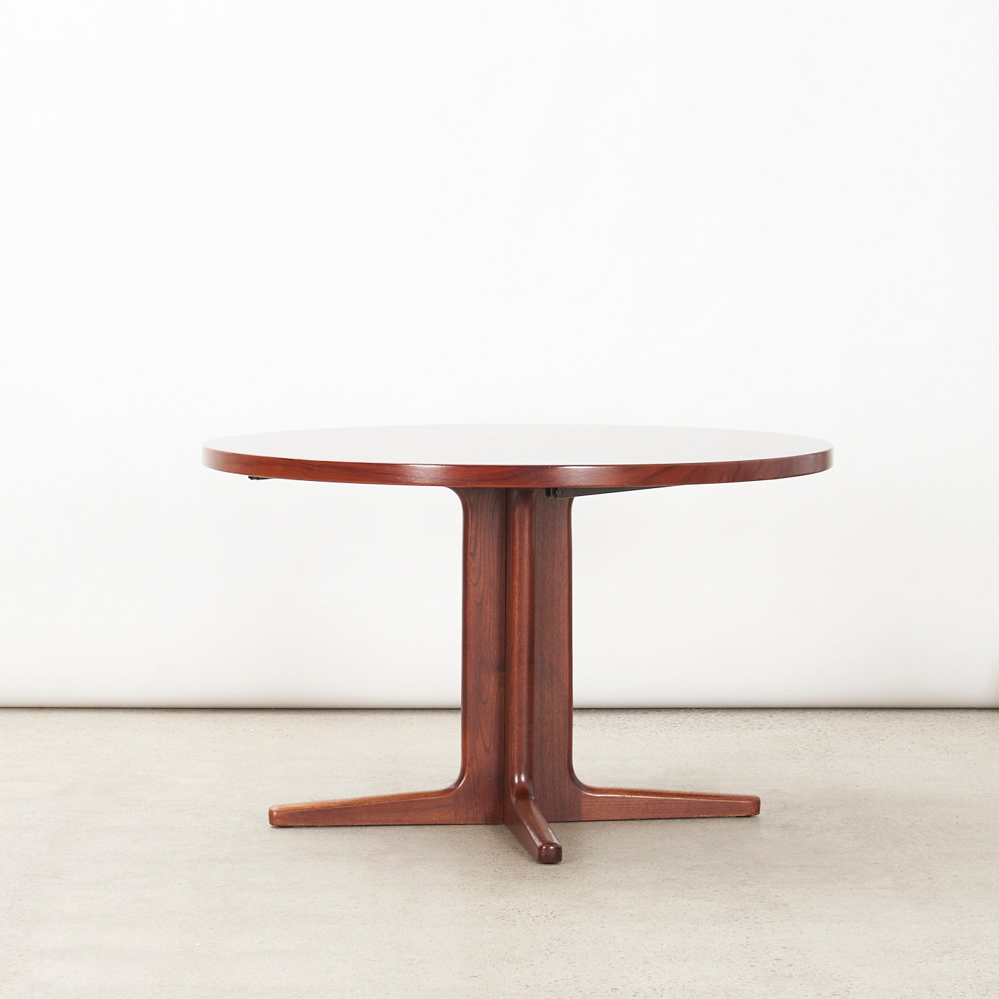 Round Rosewood Dining Table From Vejle Stole Møbelfabrik, Denmark