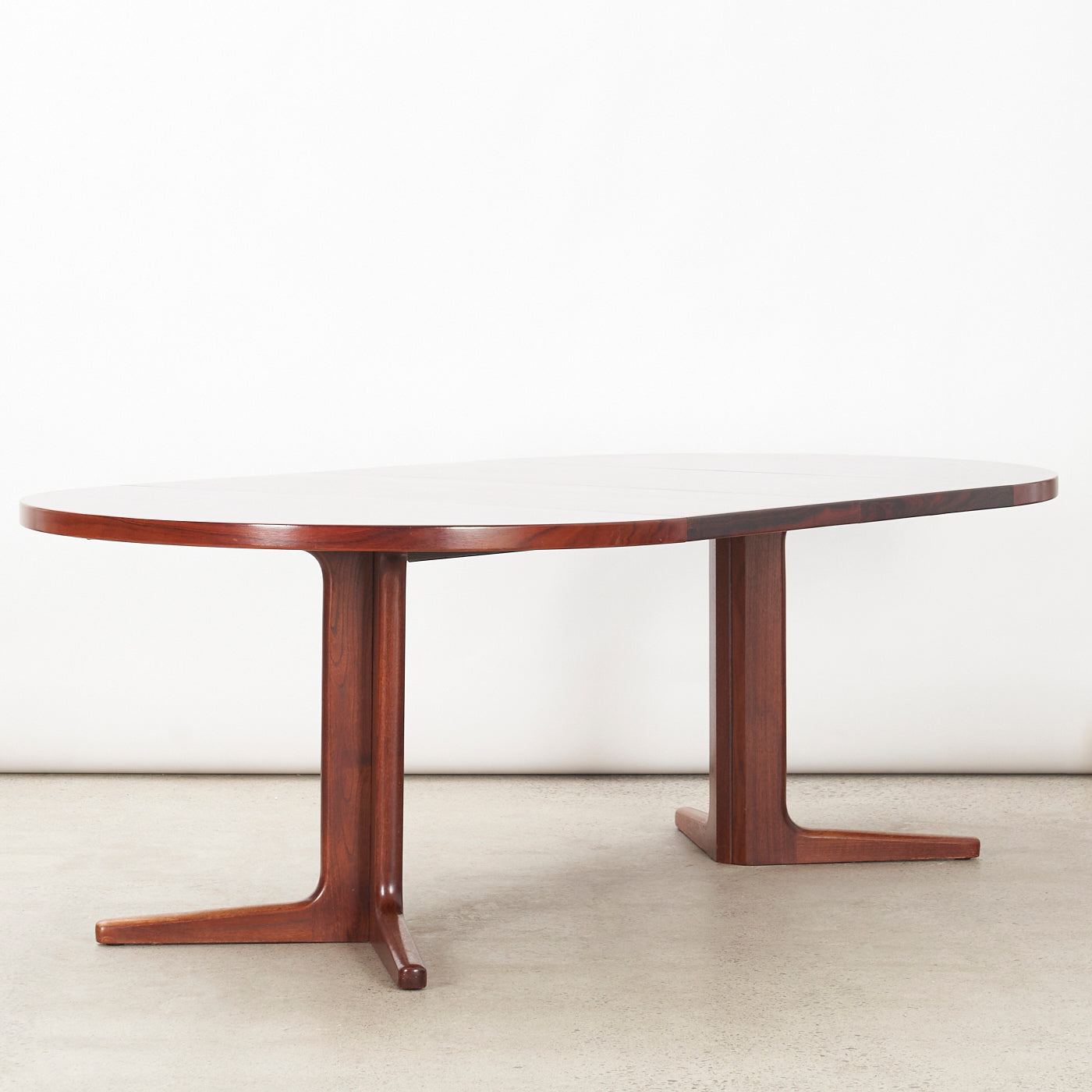 Round Rosewood Dining Table From Vejle Stole Møbelfabrik, Denmark