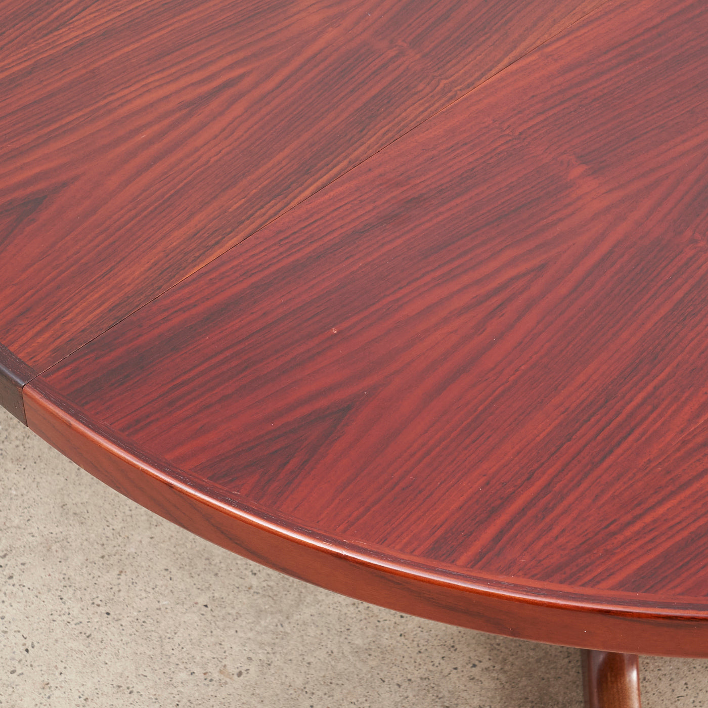 Round Rosewood Dining Table From Vejle Stole Møbelfabrik, Denmark