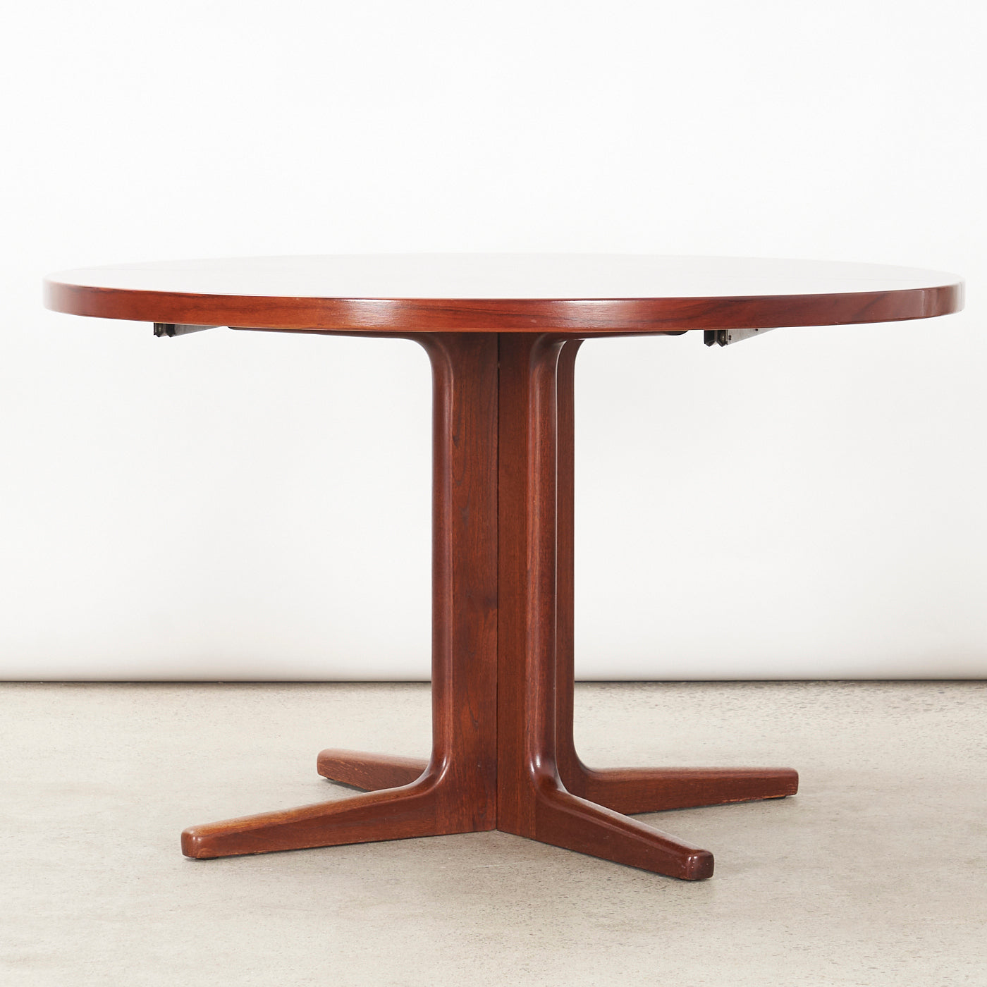 Round Rosewood Dining Table From Vejle Stole Møbelfabrik, Denmark