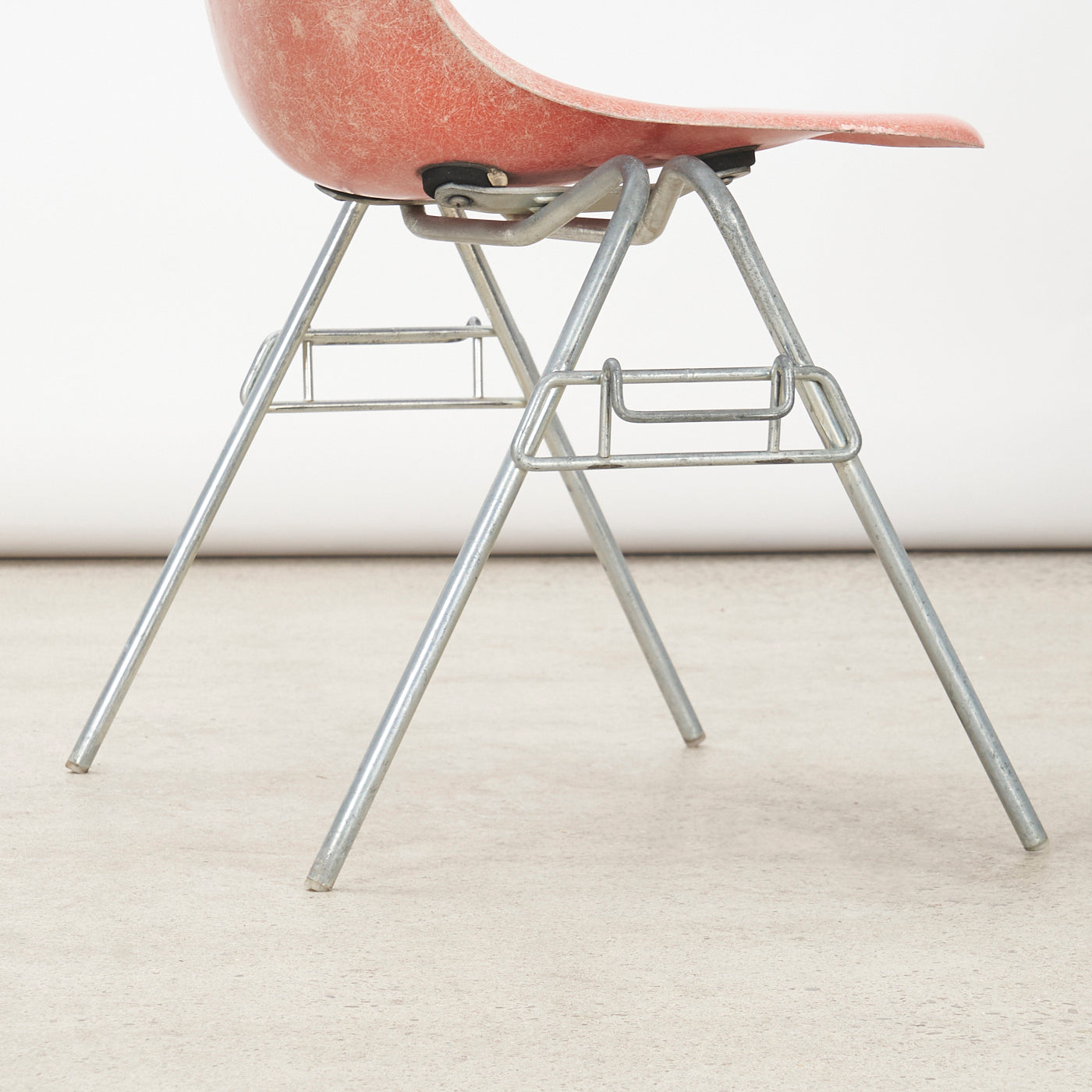 Eames Molded Fiberglass Stacking Chair for Herman Miller