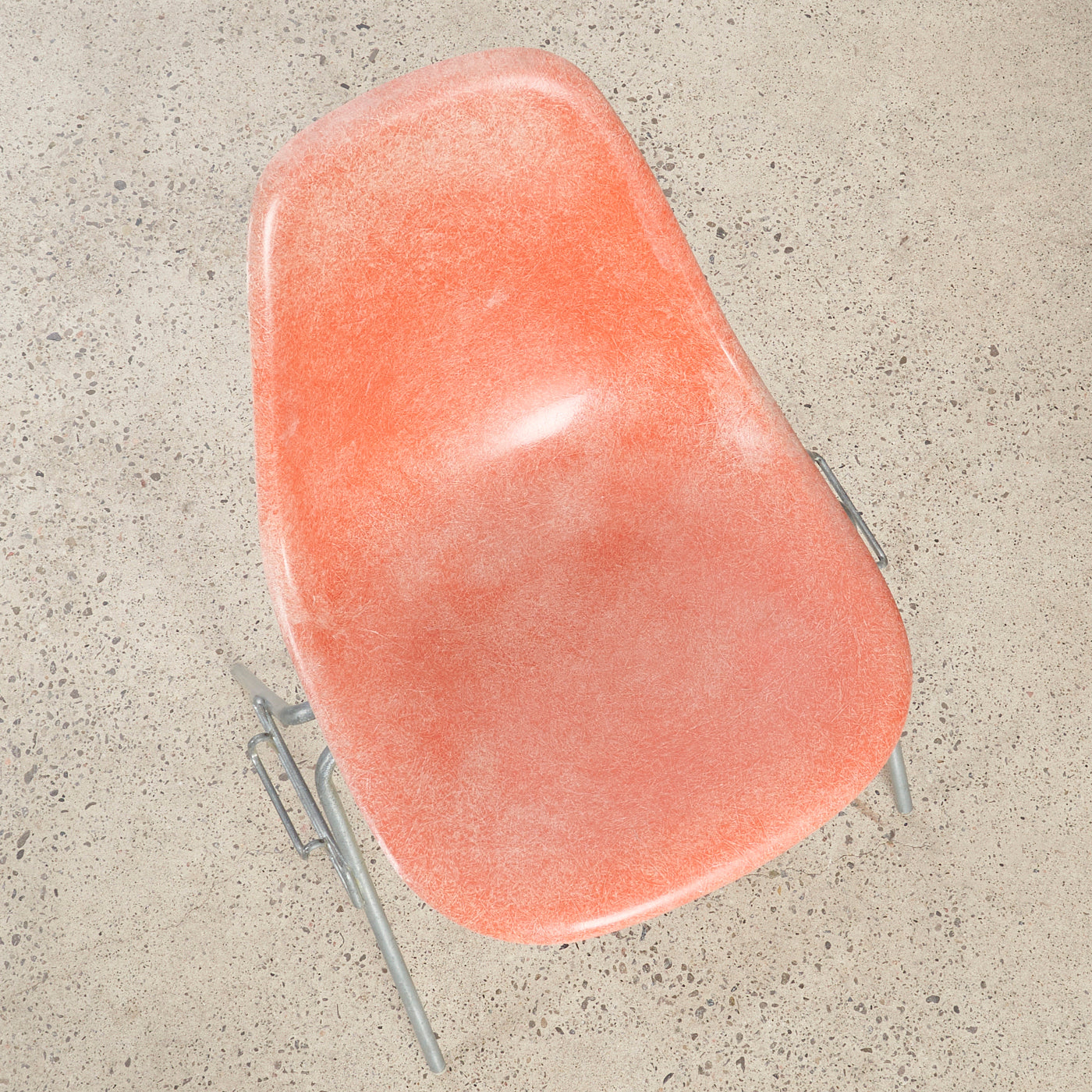 Eames Molded Fiberglass Stacking Chair for Herman Miller