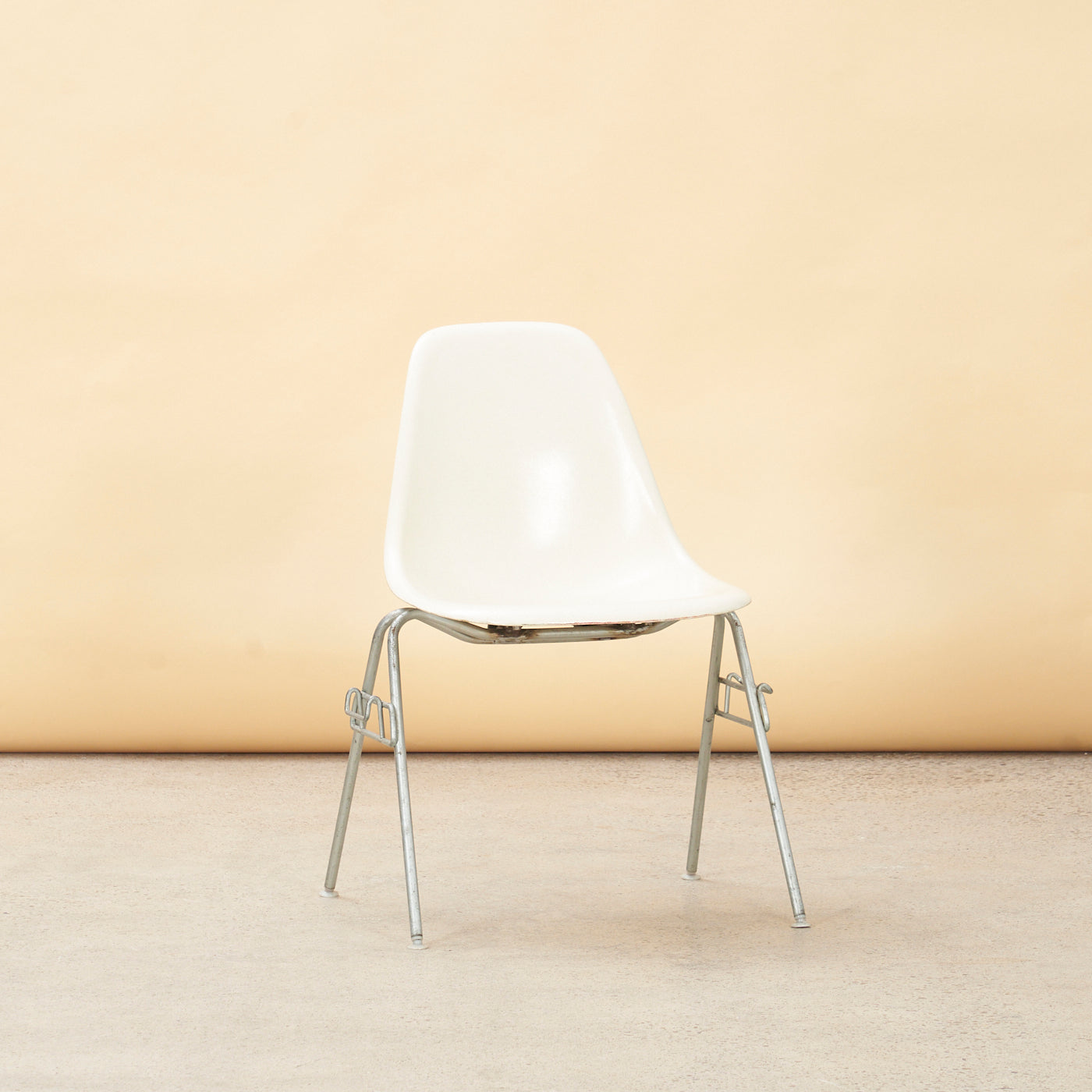 Eames Molded Fiberglass Stacking Chair for Herman Miller