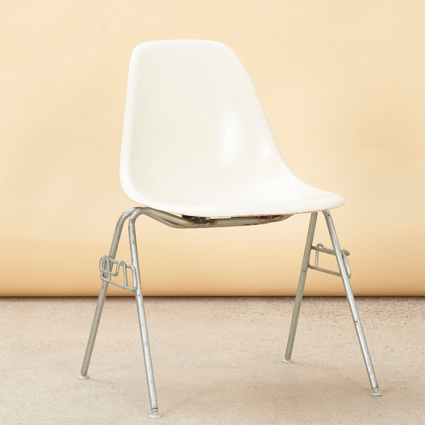 Eames Molded Fiberglass Stacking Chair for Herman Miller