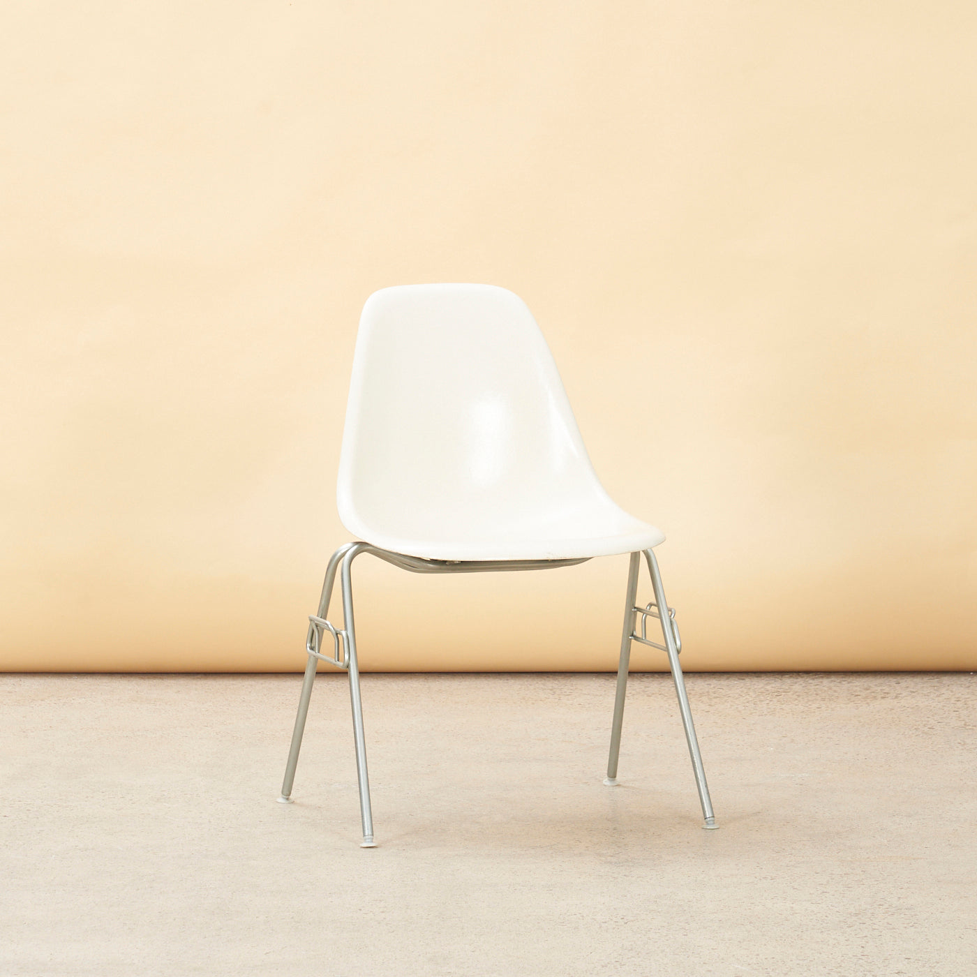 Eames Molded Fiberglass Stacking Chair for Herman Miller