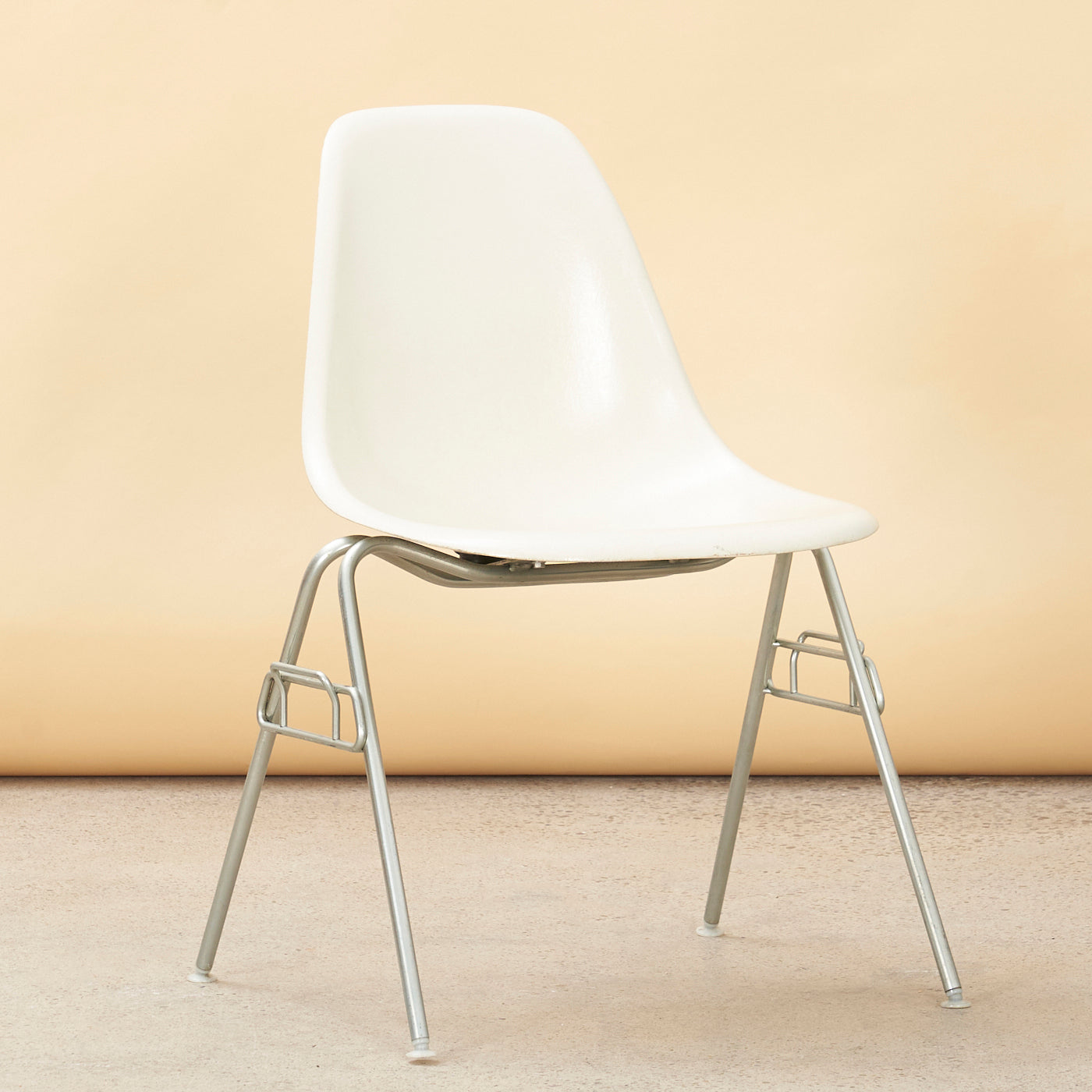 Eames Molded Fiberglass Stacking Chair for Herman Miller