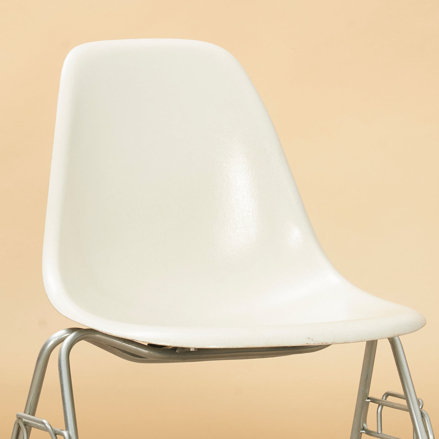 Eames Molded Fiberglass Stacking Chair for Herman Miller