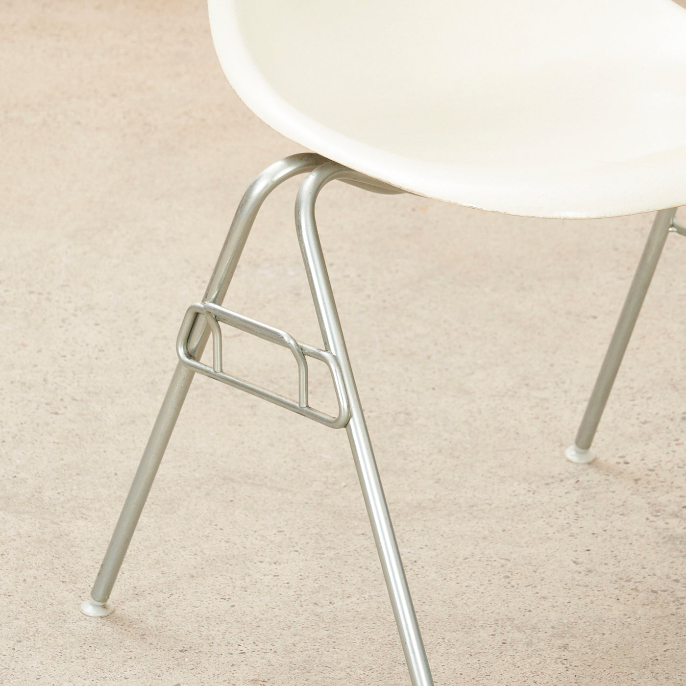 Eames Molded Fiberglass Stacking Chair for Herman Miller