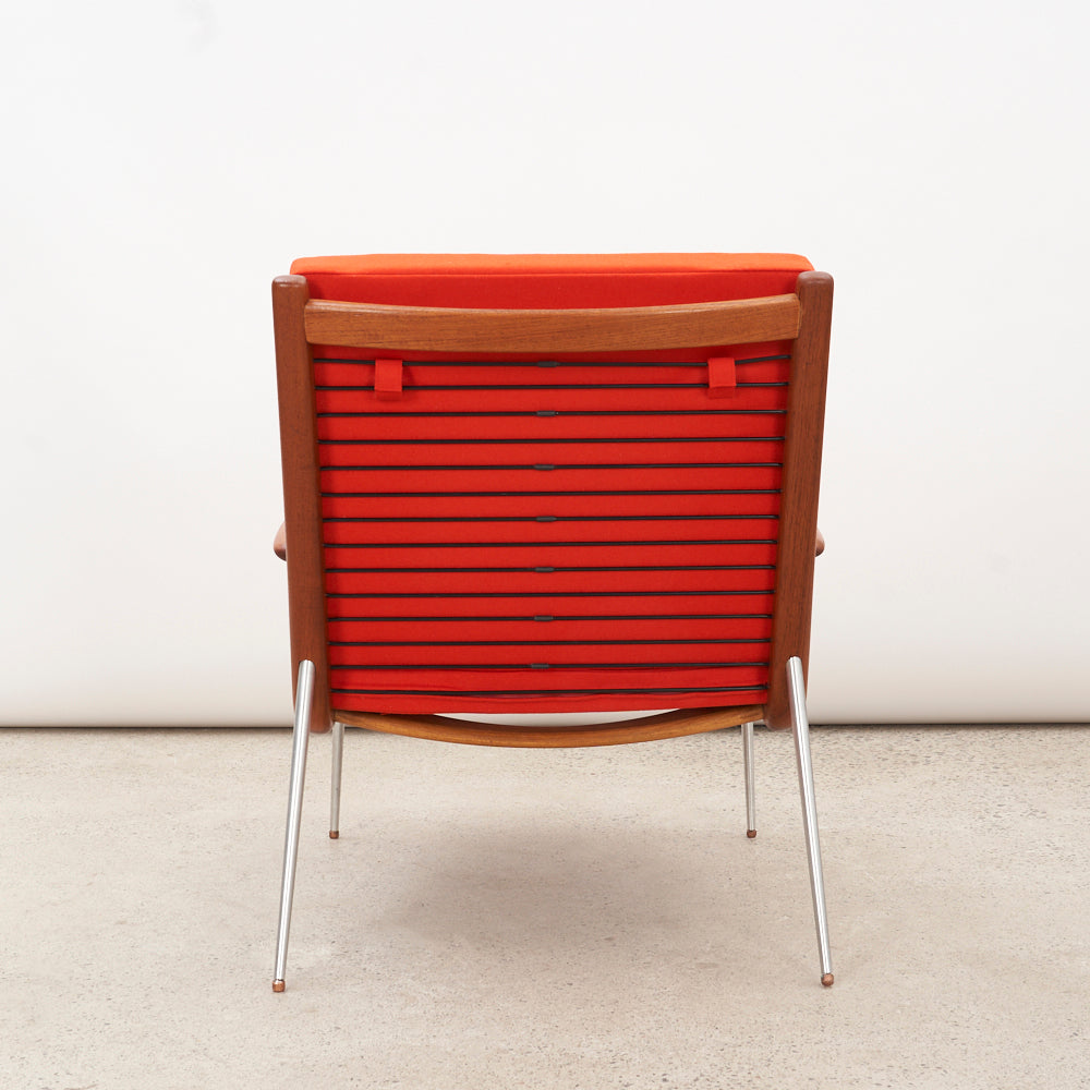 Teak 'FD-134' aka 'Boomerang' Lounge Chair by Peter Hvidt & Orla Mølgaard Nielsen for France & Daverkosen, Denmark