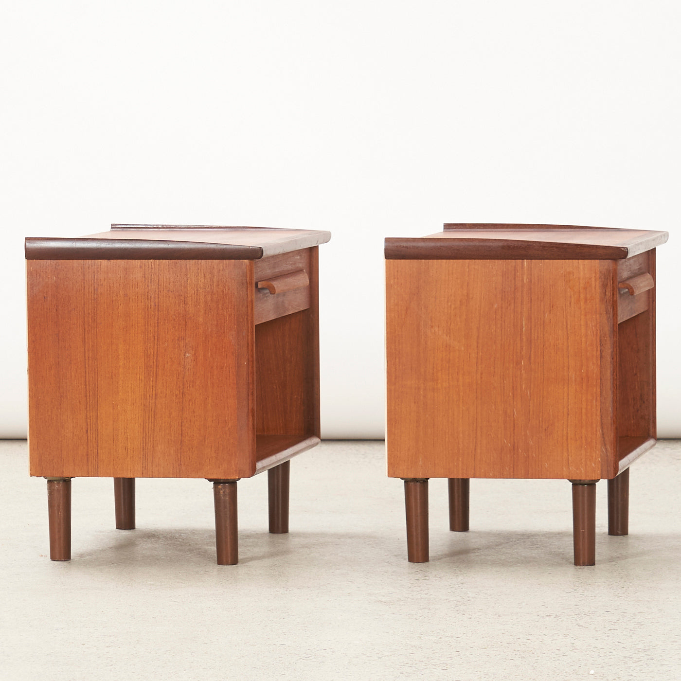Pair of Teak Nightstands