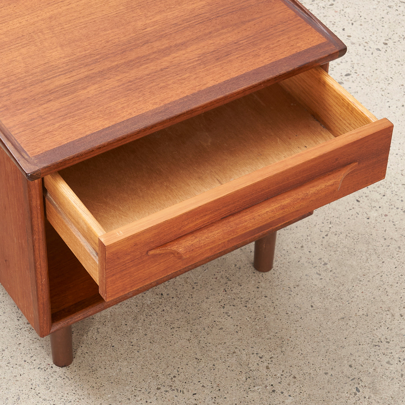 Pair of Teak Nightstands