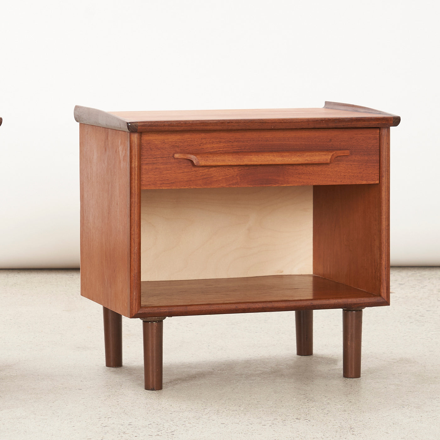 Pair of Teak Nightstands
