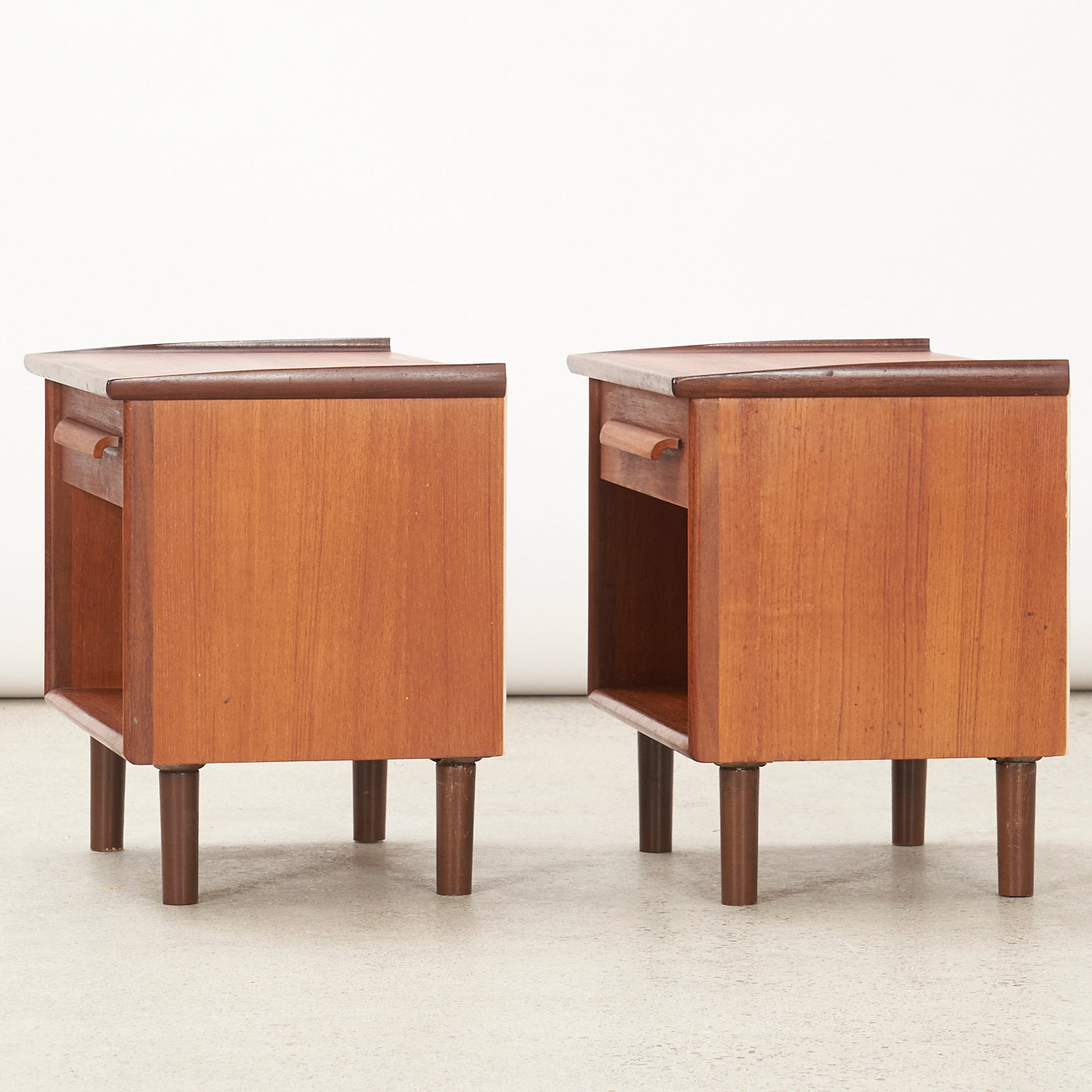 Pair of Teak Nightstands